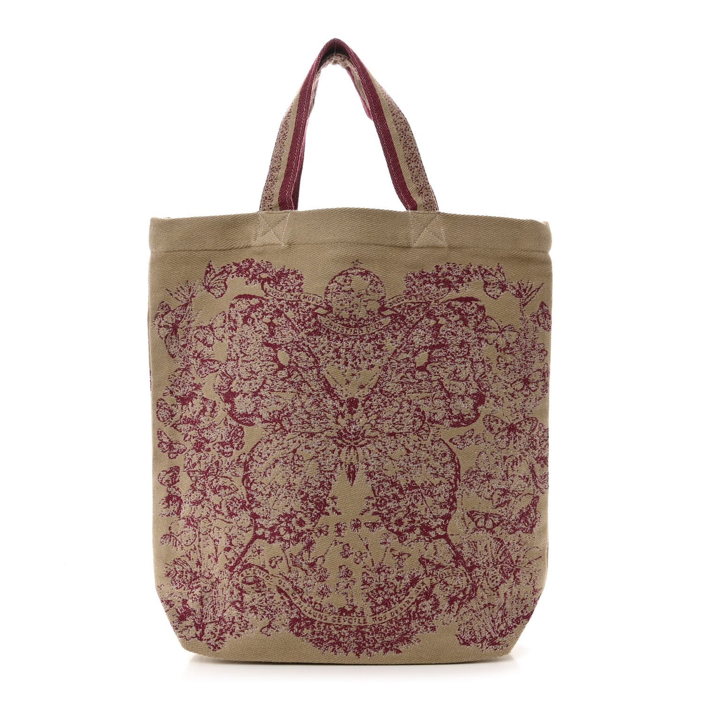 Canvas Print Cruise 2024 Mexico City Tote Ivory Burgundy