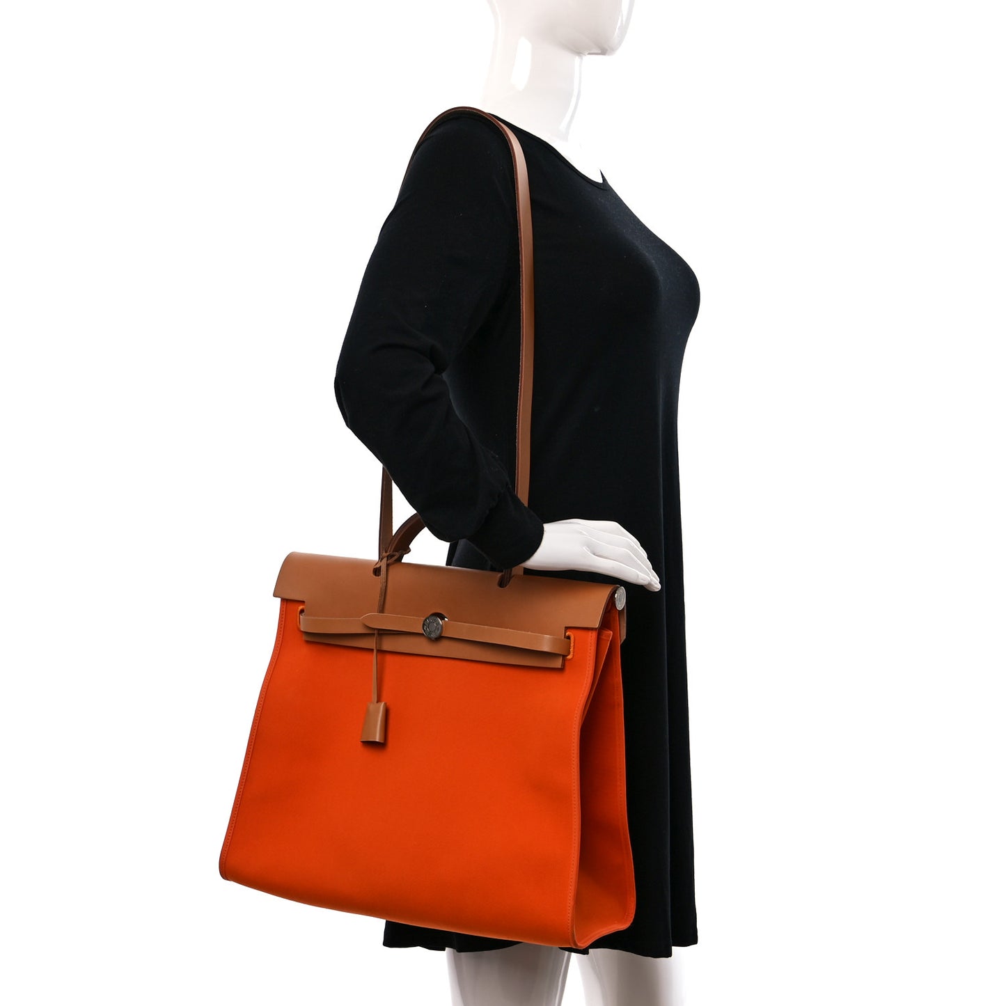 Vache Hunter Toile Herbag Zip 39 MM Orange Natural