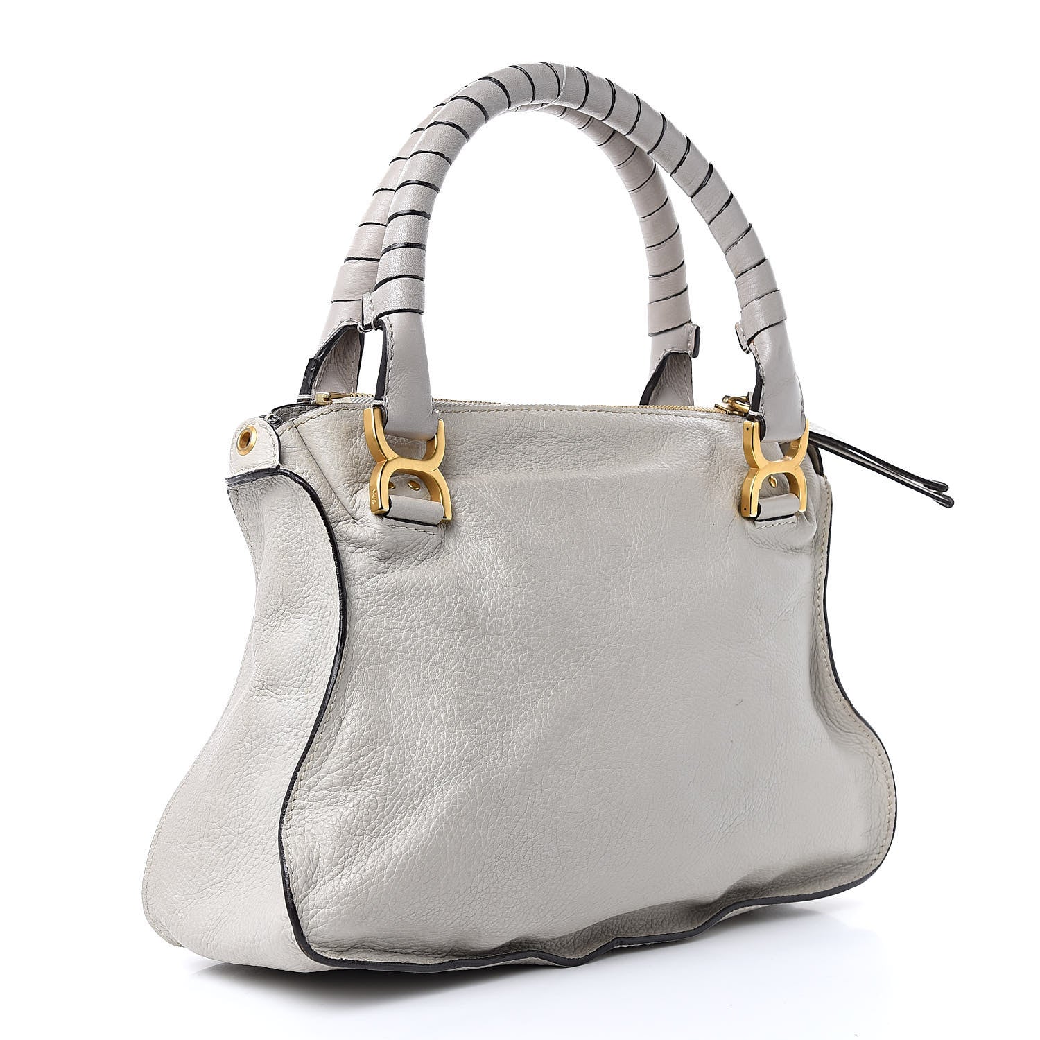 Chloe Calfskin Medium Marcie Satchel Dove 3 of 14