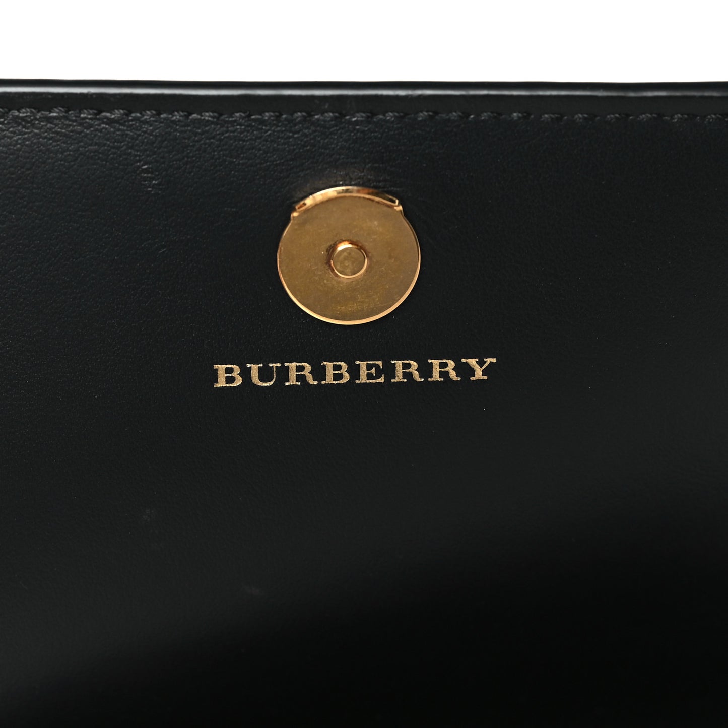 Vintage Check Henley Wallet On Chain Black