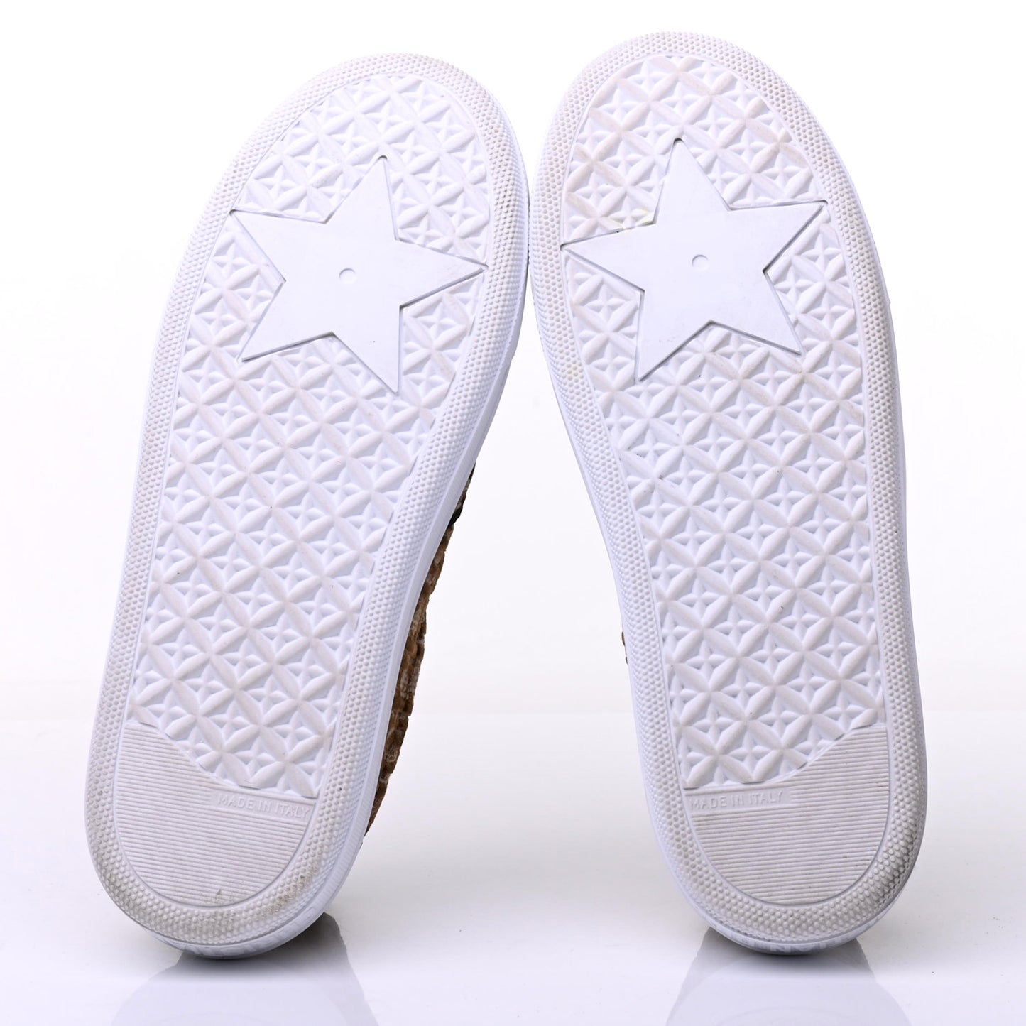 Velvet Oblique Womens Solar Slip On Sneakers 37 Bronze