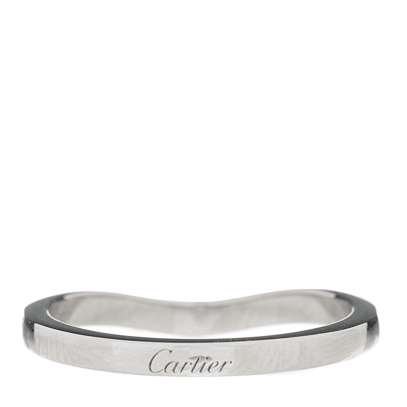 Platinum Diamond Ballerine Wedding Band Ring 50 5.25