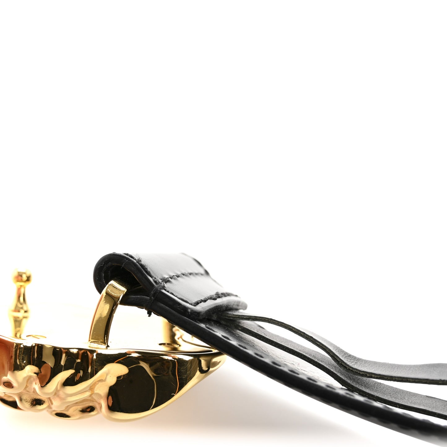 Calfskin 4cm La Medusa Belt 80 32 Black