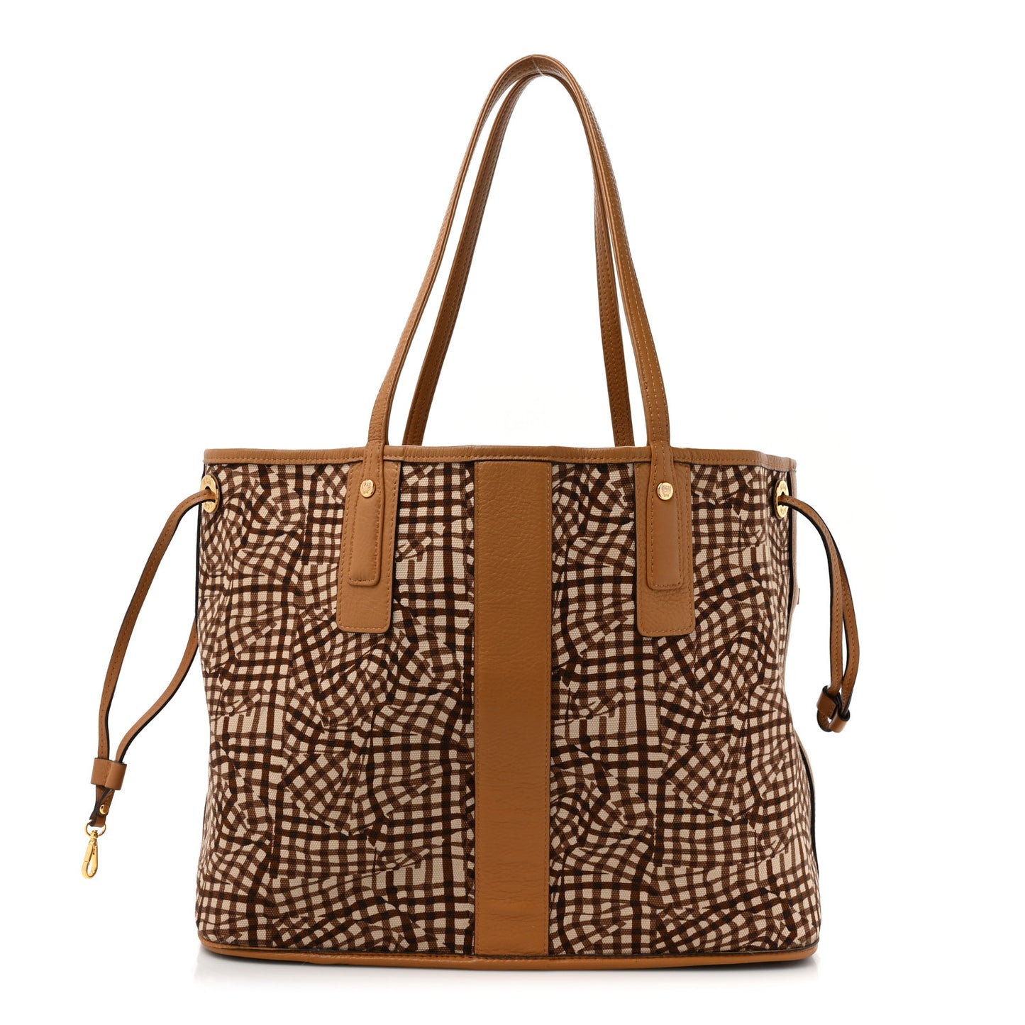 Visetos Medium Liz Reversible Shopper Tote Cognac
