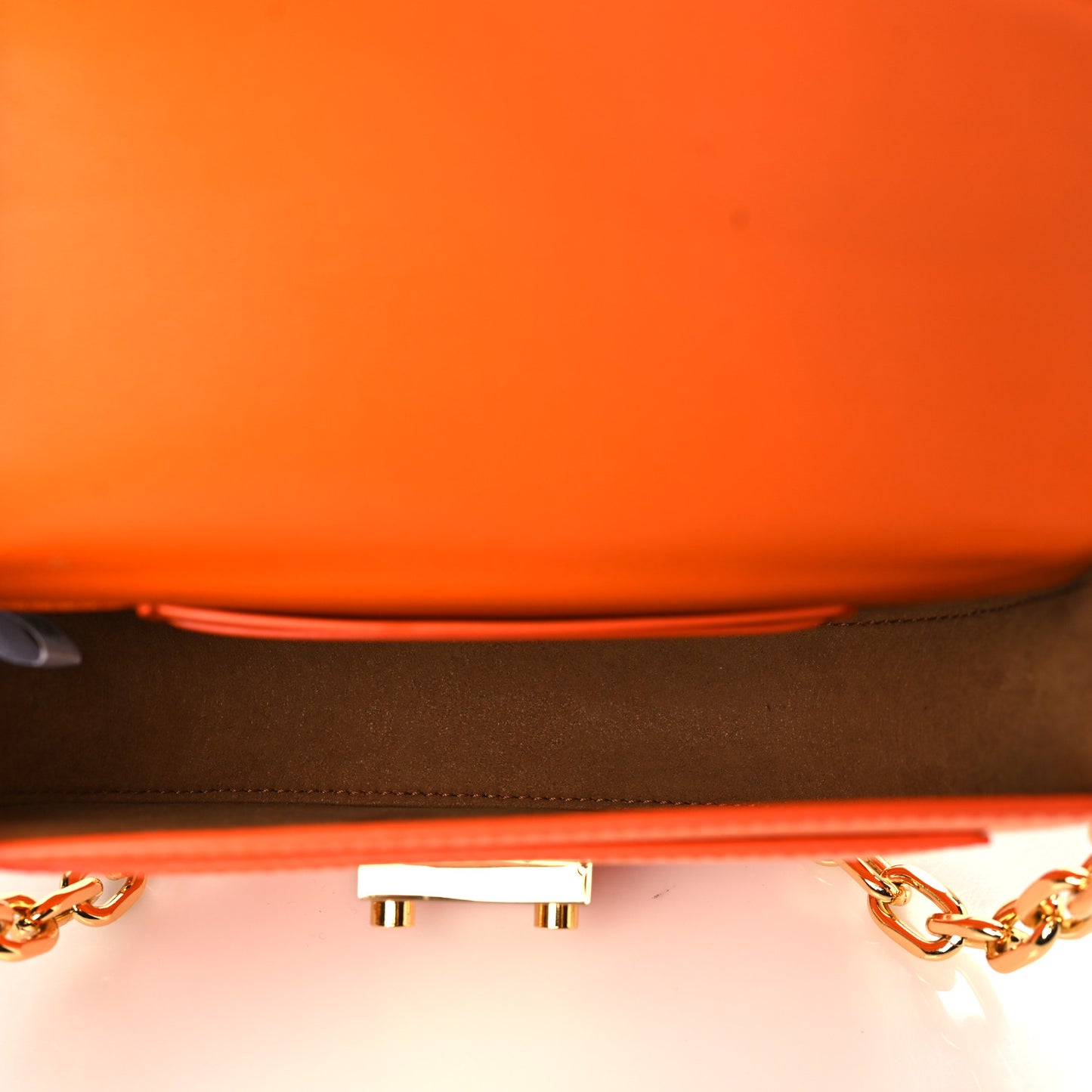 Calfskin Mini Patricia Crossbody Bag Orange