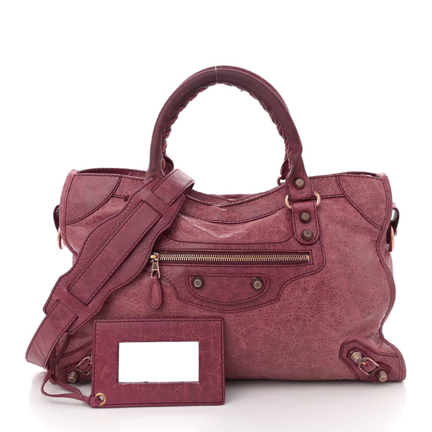 Agneau Giant 12 Rose Gold Hardware City Cassis
