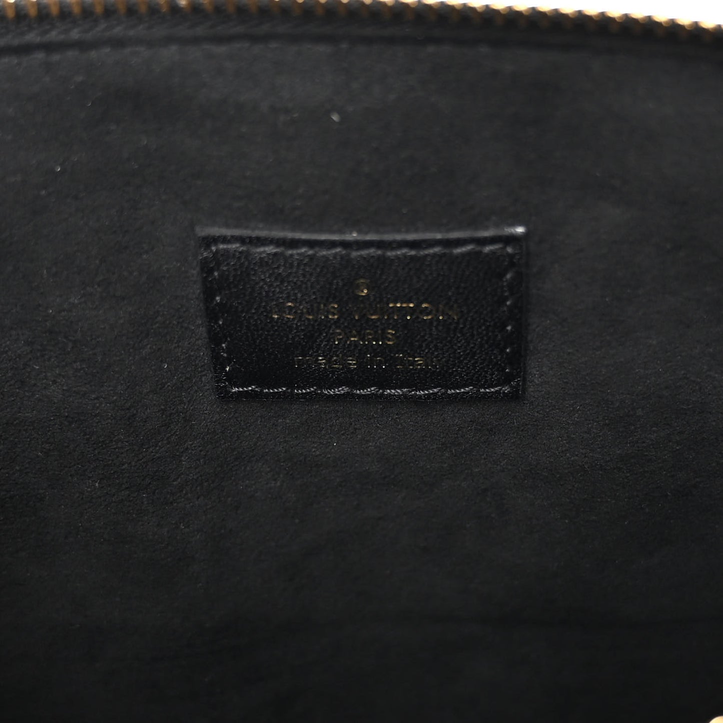 Patent Embossed Monogram Coussin PM Green Black