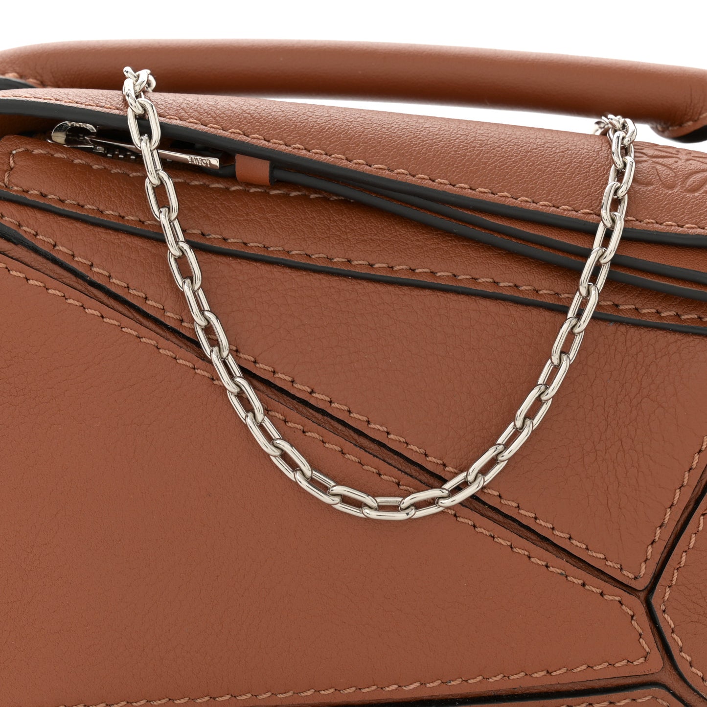 Calfskin Nano Puzzle Bag Tan