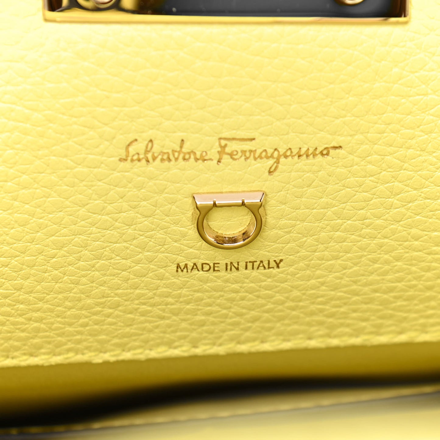 Calfskin The Studio Bag Yellow