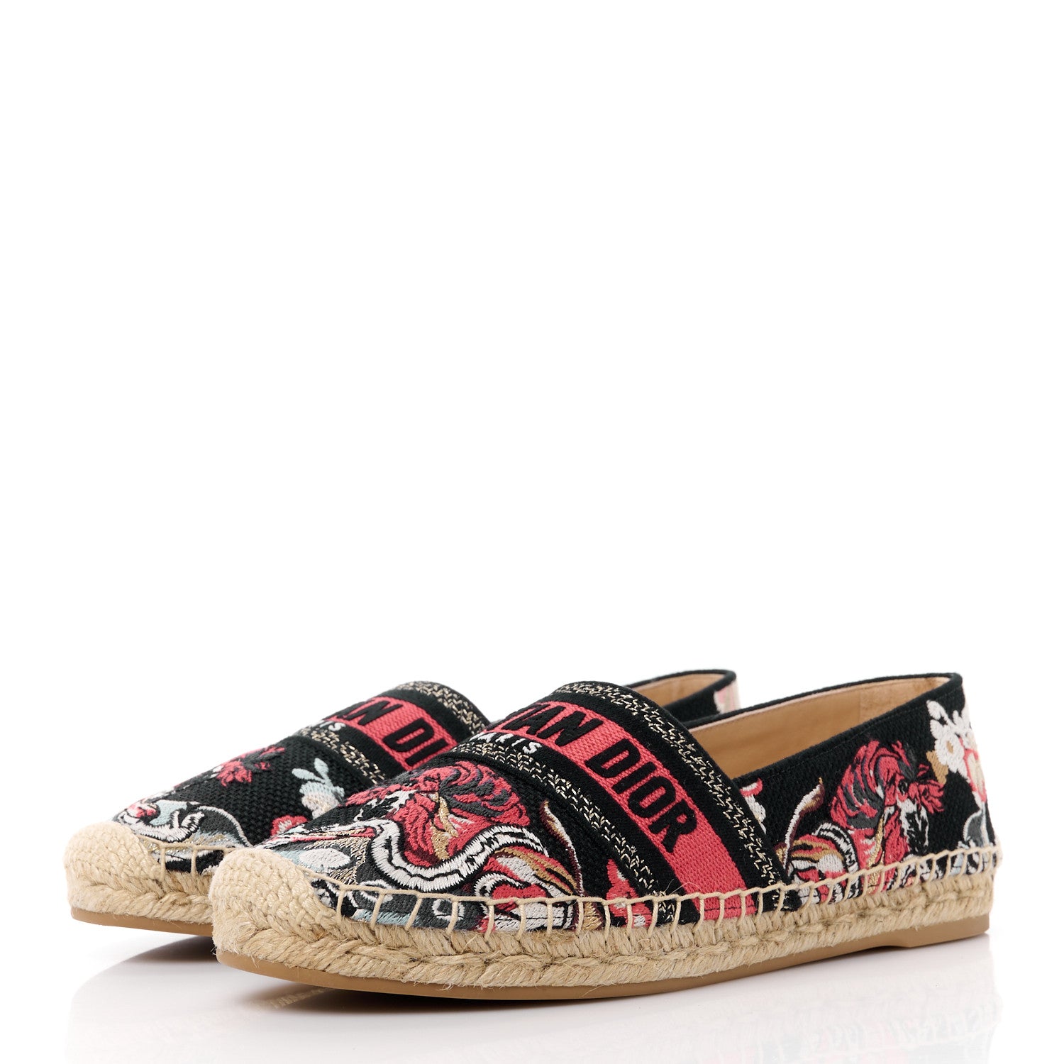 Christian Dior Embroidered Pop Granville Espadrille 40 Multicolor 3 of 8