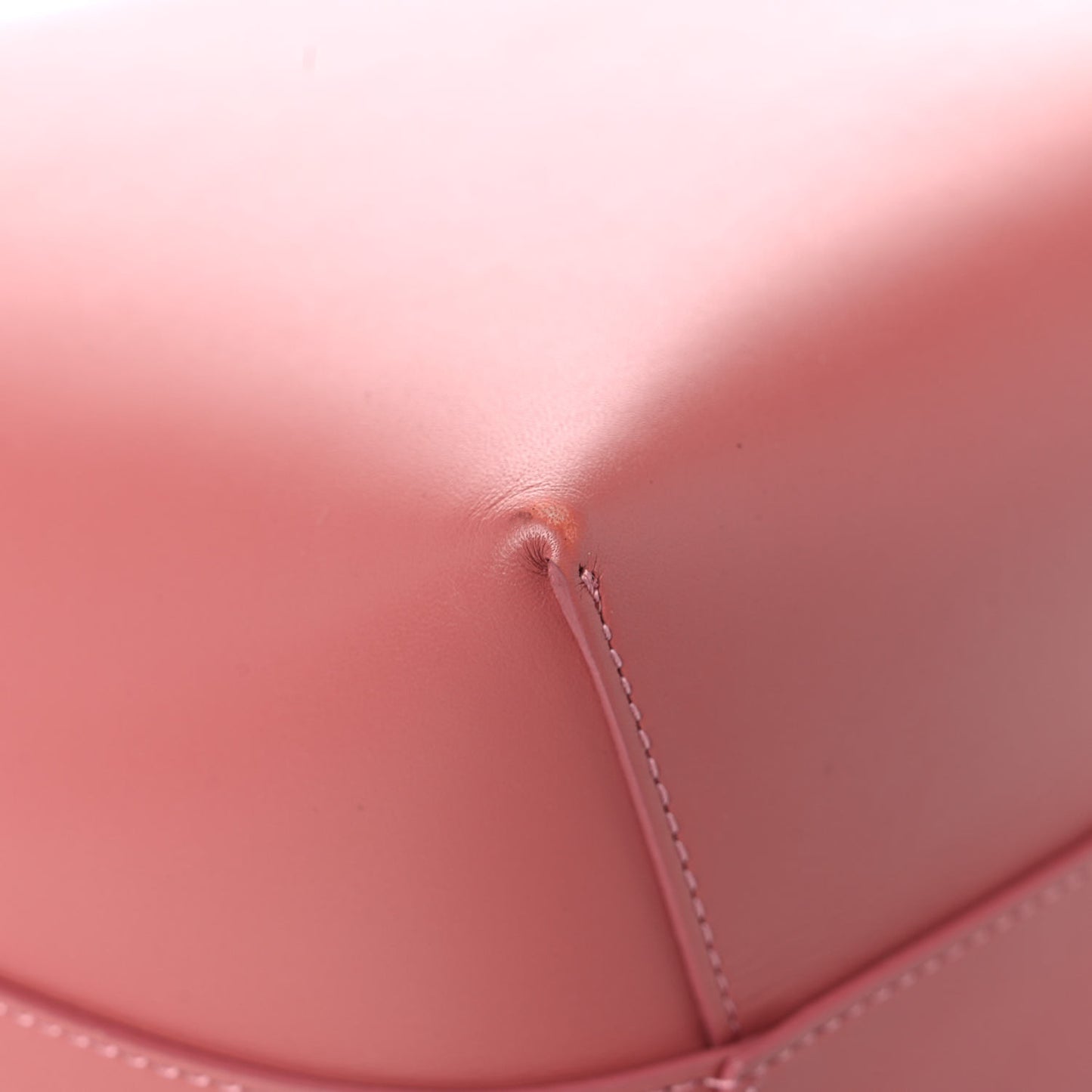 Calfskin Mini Bucket Bag Blush