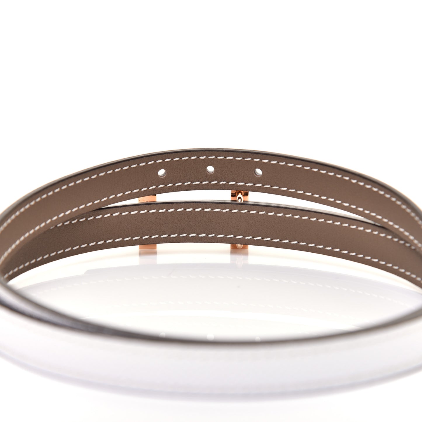 Epsom Swift 13mm Focus Belt 80 Etoupe White