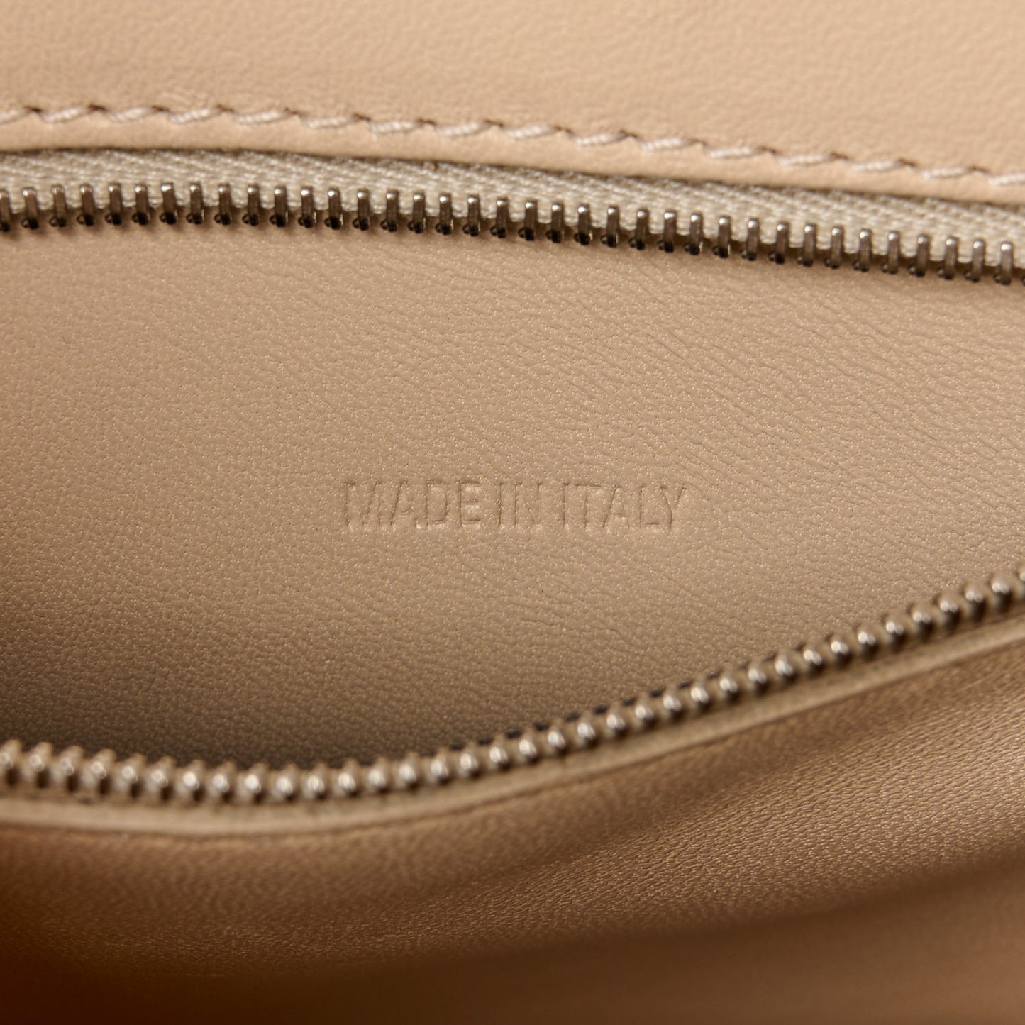 Shiny Box Calfskin Small Hourglass Top Handle Bag Light Beige