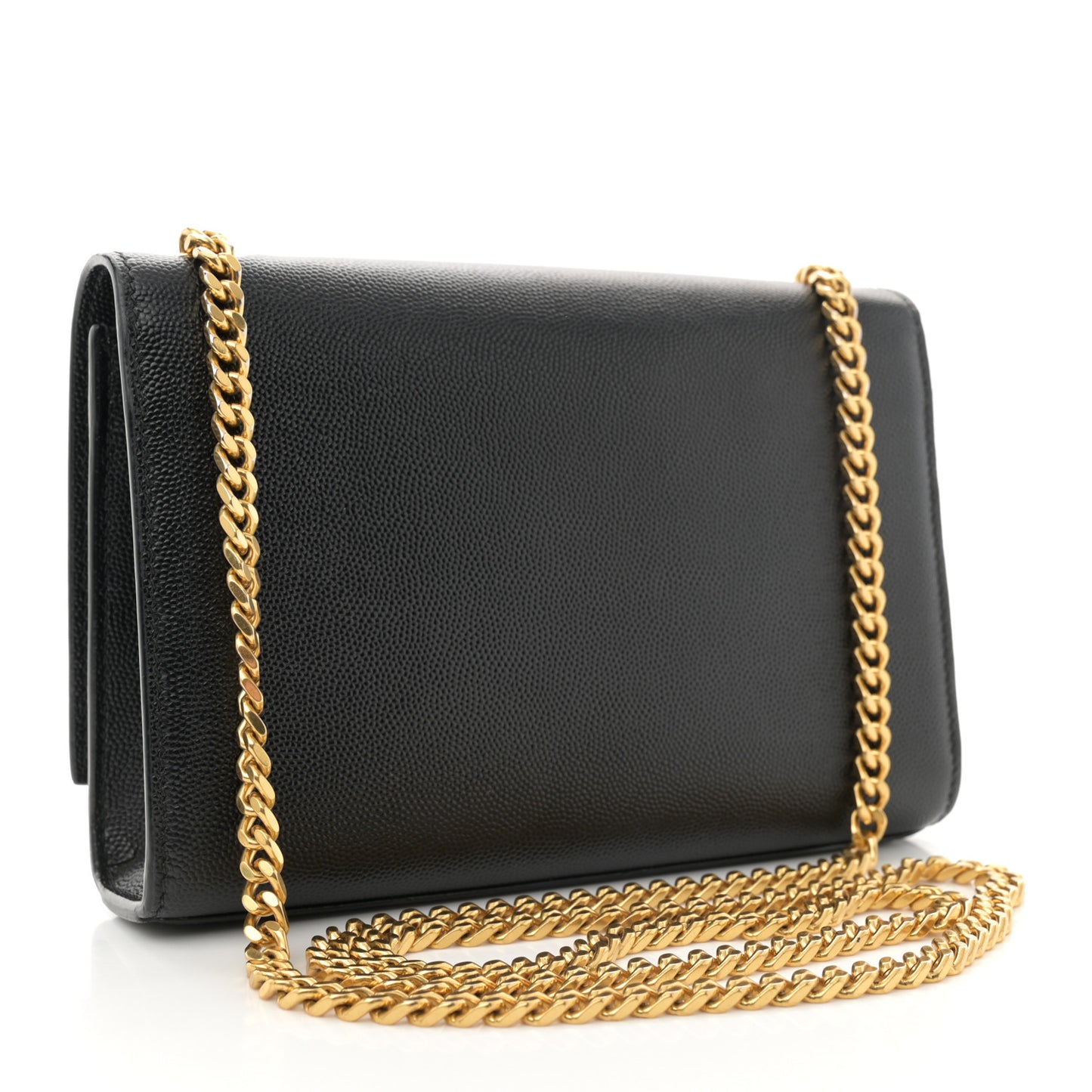 Grain De Poudre Small Classic Monogram Kate Satchel Black