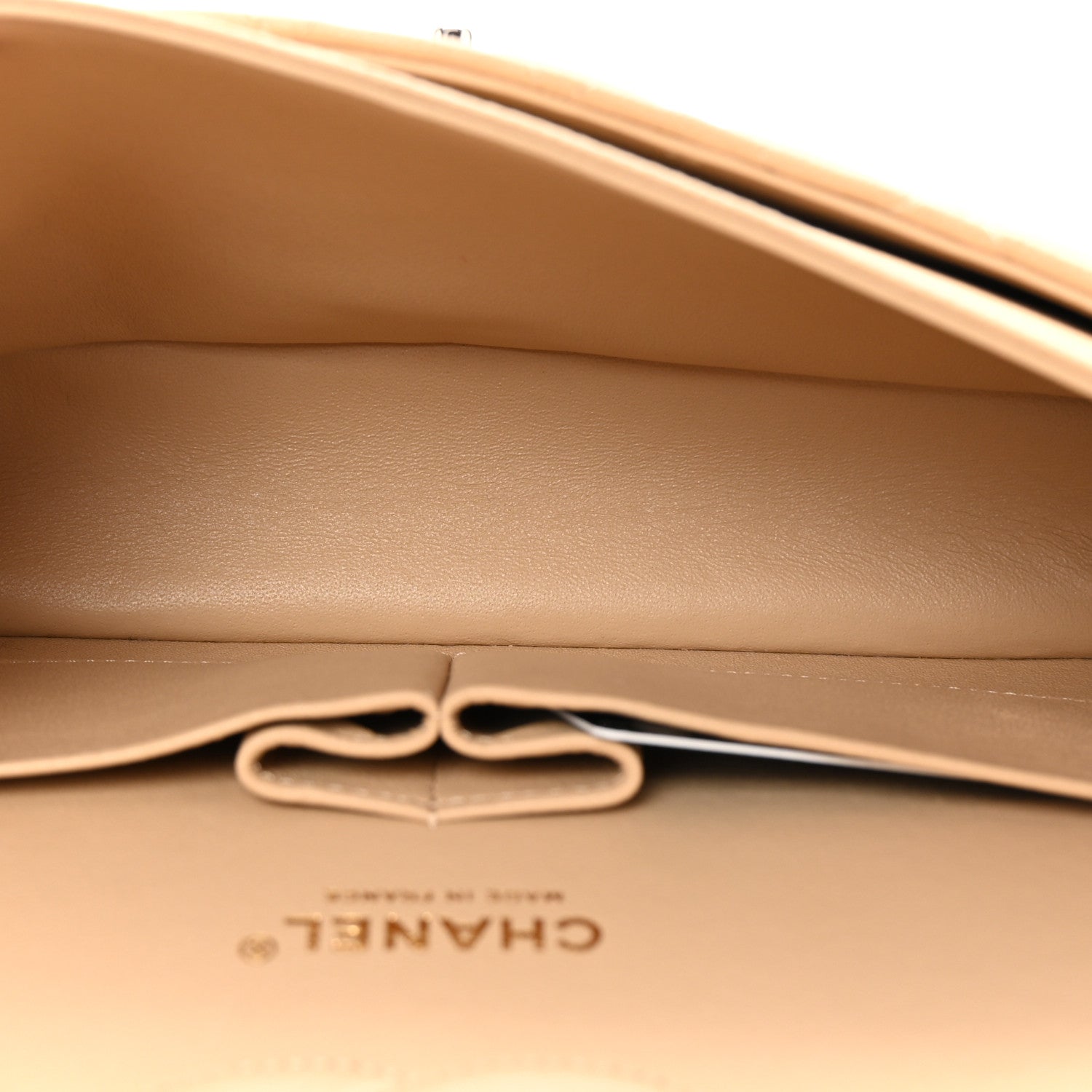 Chanel Caviar Quilted Medium Double Flap Beige 5 of 10