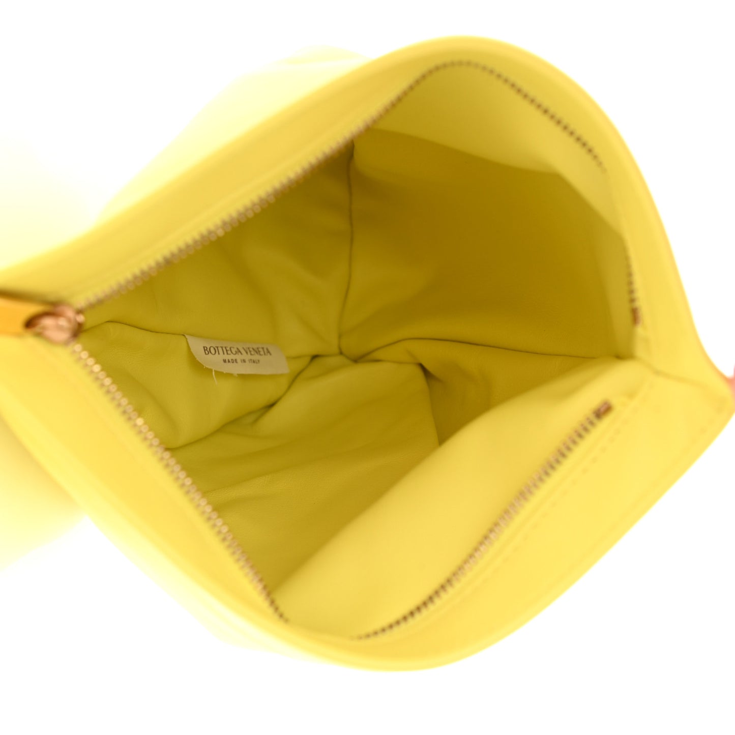 Calfskin Mini BV Twist Yellow