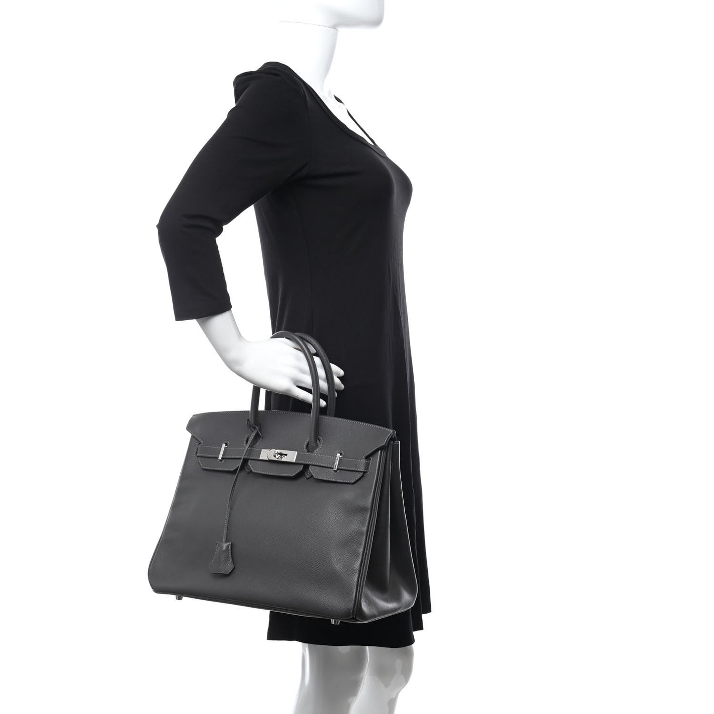 Epsom Birkin 35 Ardoise