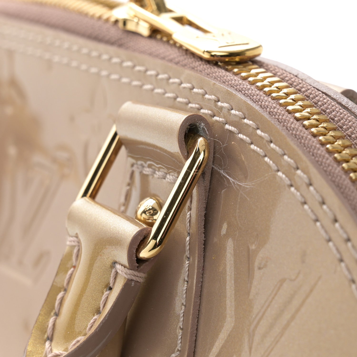 Louis Vuitton Vernis Alma BB Beige Poudre 10 of 11