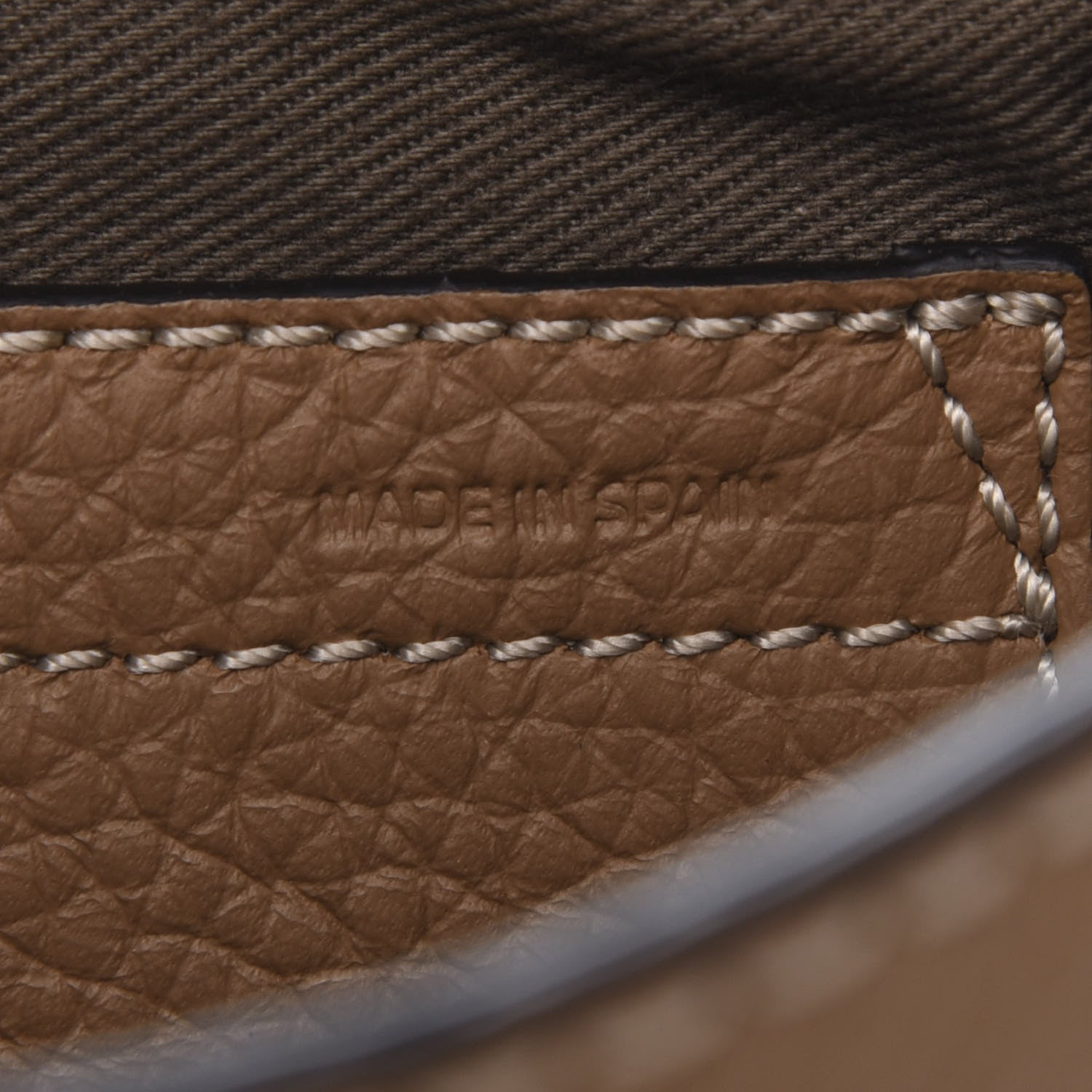 Chloe Calfskin Mini Marcie Round Crossbody Bag Nut 9 of 11