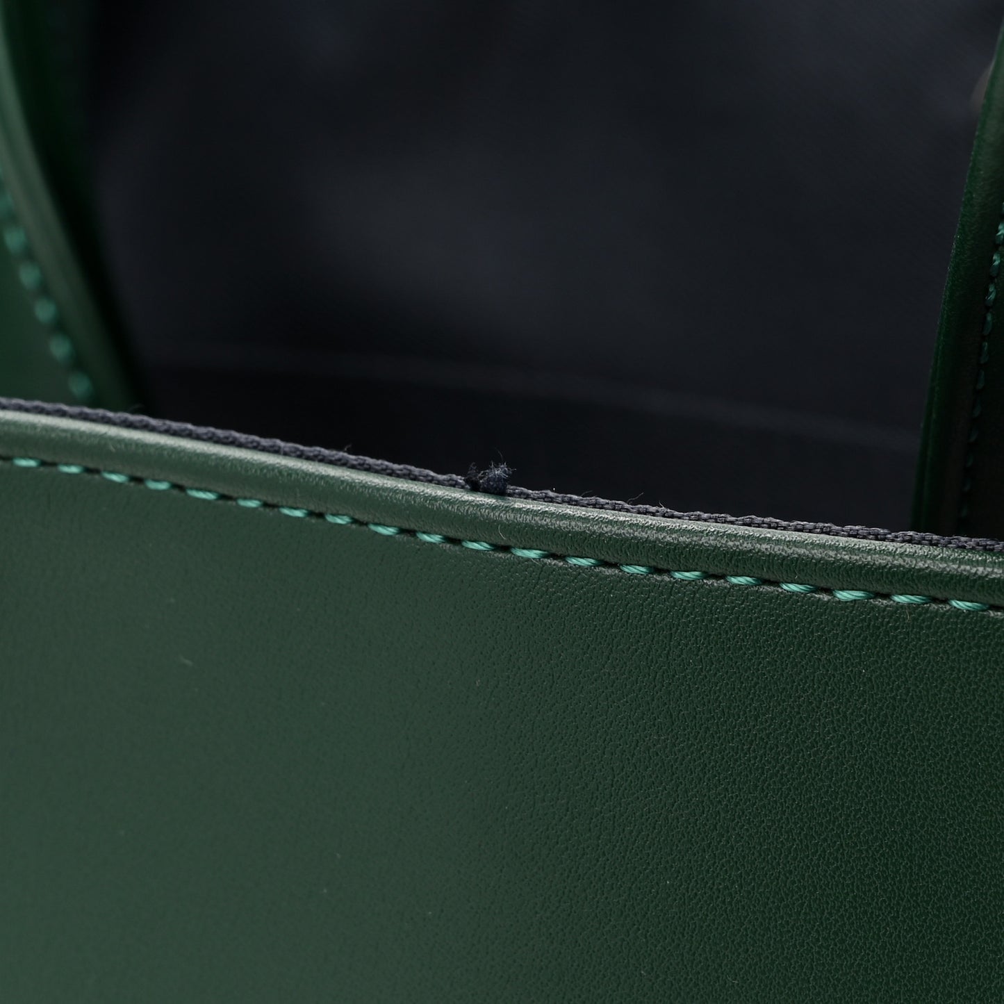 Vegan Leather Medium Shopping Bag Dark Olive