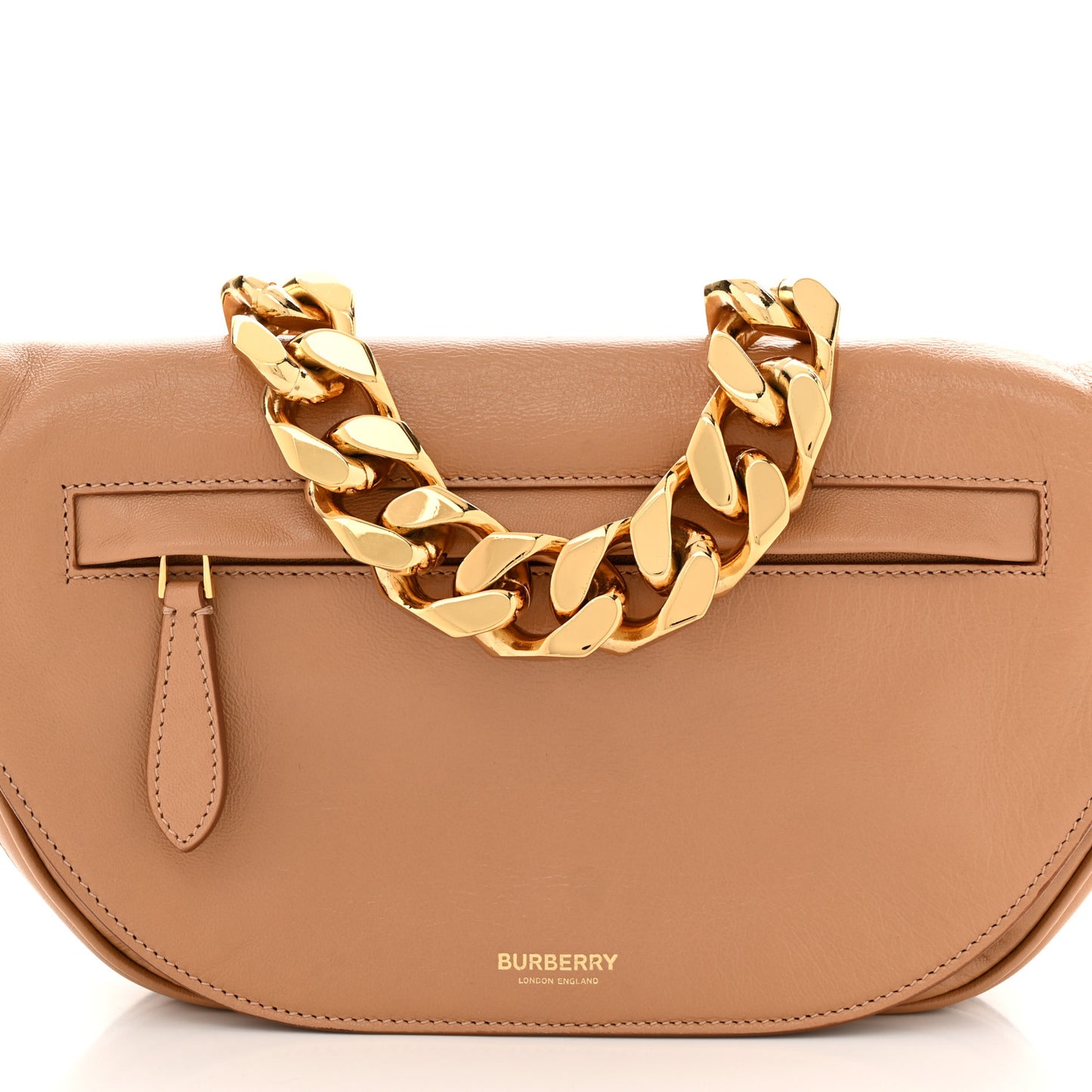 Lambskin Small Olympia Shoulder Bag Tan