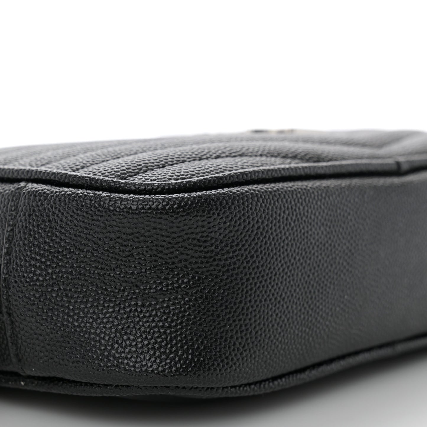 Grain De Poudre Matelasse Monogram Mini Lou Camera Bag Black