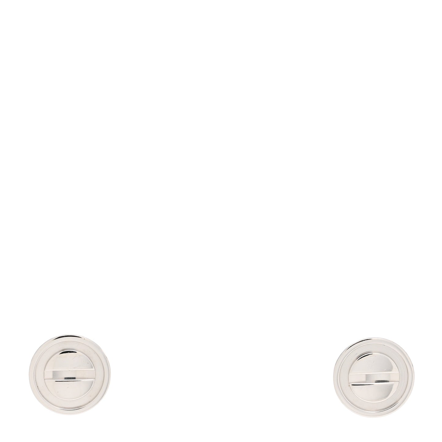 18K White Gold LOVE Earrings