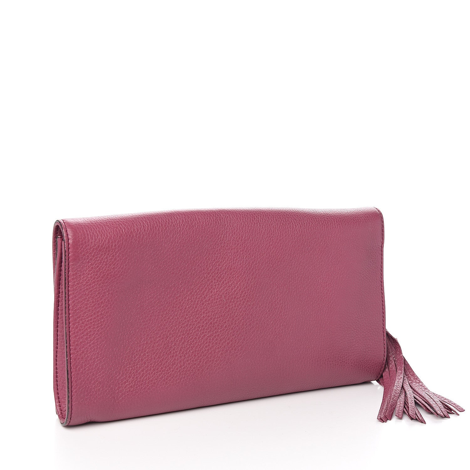 Gucci Pebbled Calfskin Medium Soho Clutch Peonia Flower 2 of 6