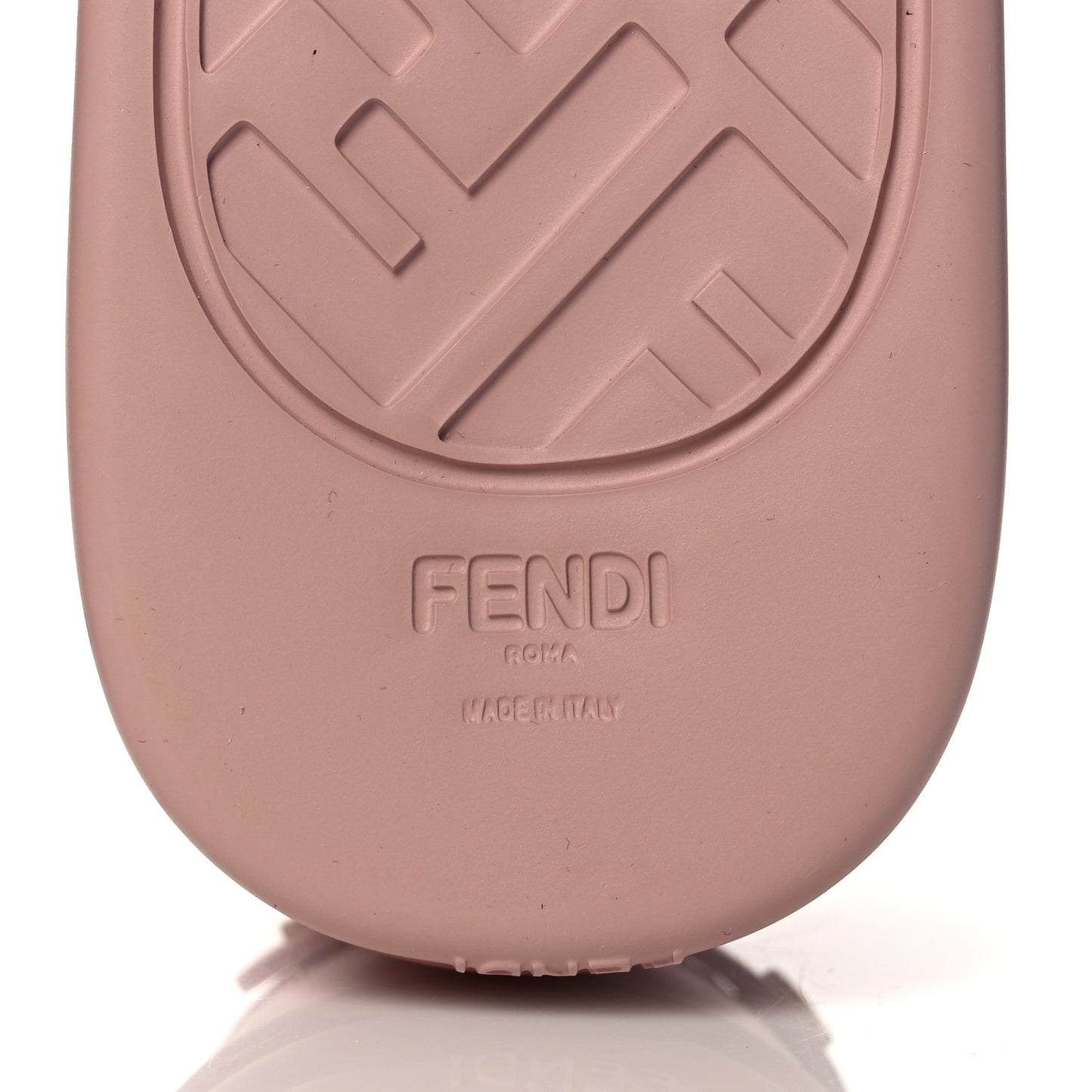 Lambksin FF Embossed Rise Low Top Sneakers 37.5 Pink