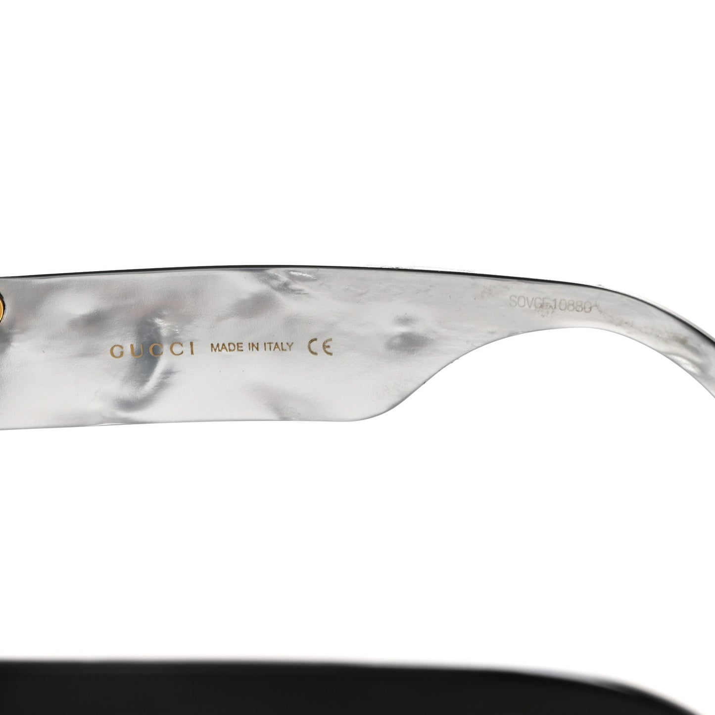 Acetate Rectangular Sunglasses GG0516S Black