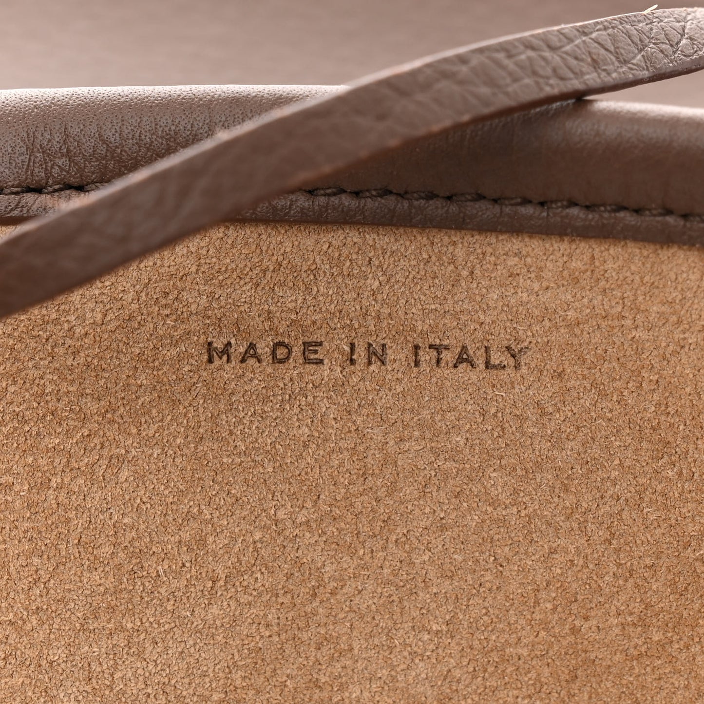 Grained Calfskin Medium N/S Park Tote Brown