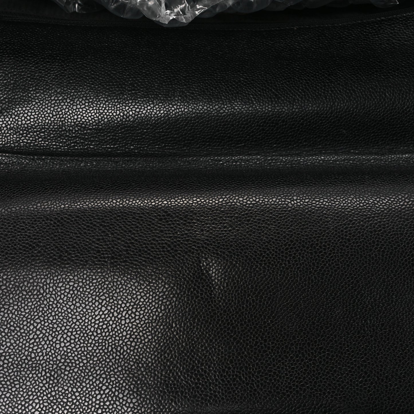 Caviar Flap XL Shoulder Bag Black