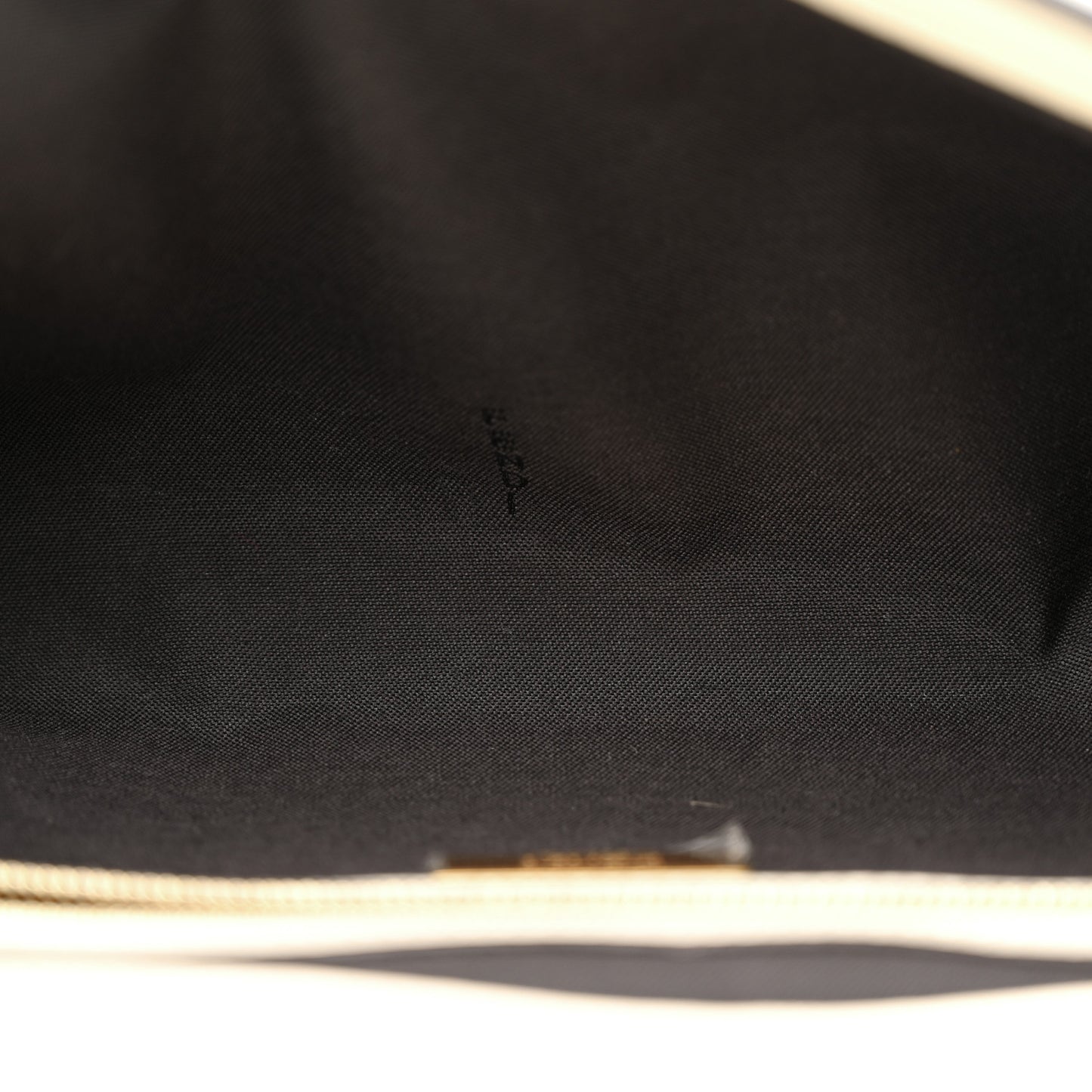 Nappa Apolo Bi-Color Chain Baguette Uovo Black