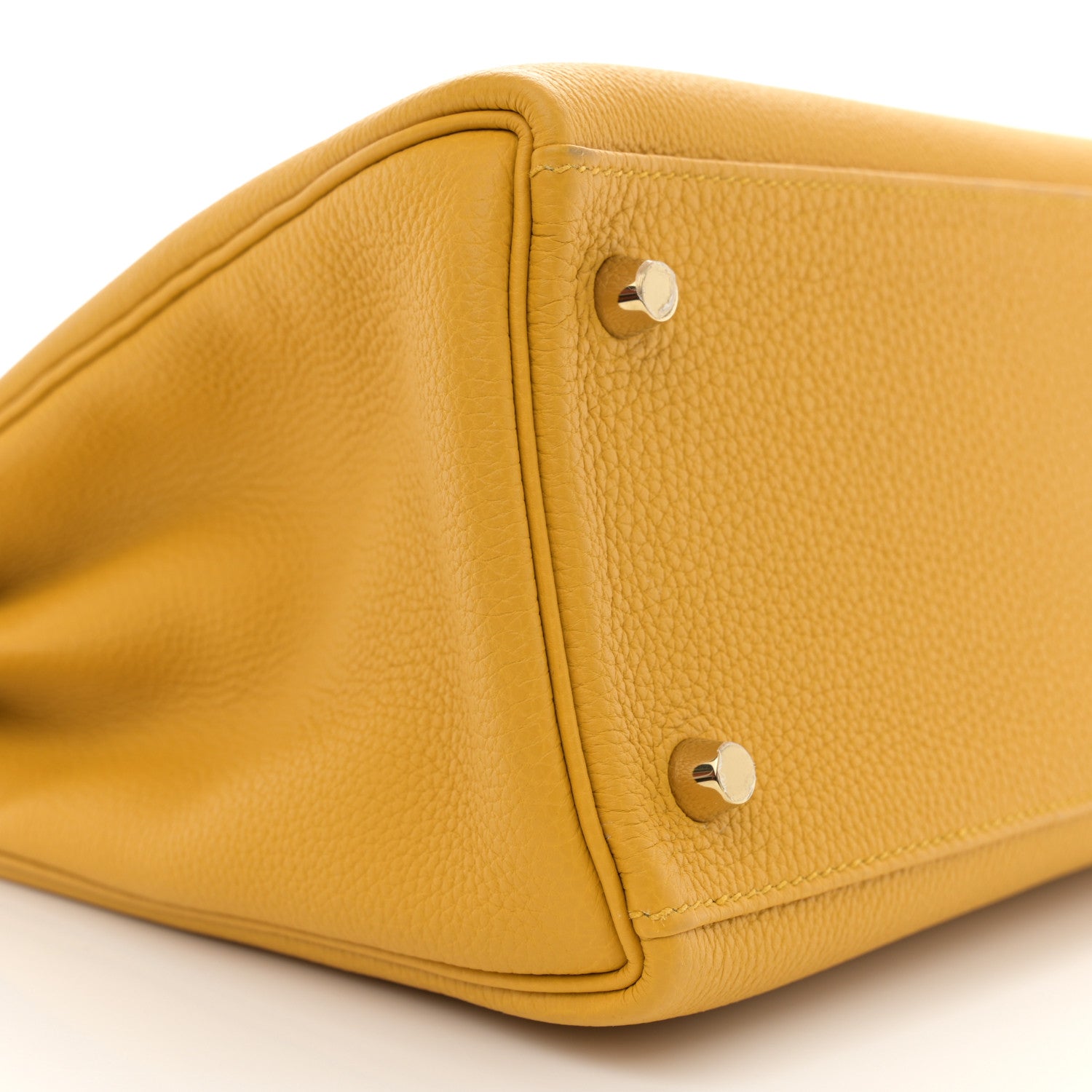 Hermes Togo Kelly Retourne 32 Jaune Ambre 9 of 11