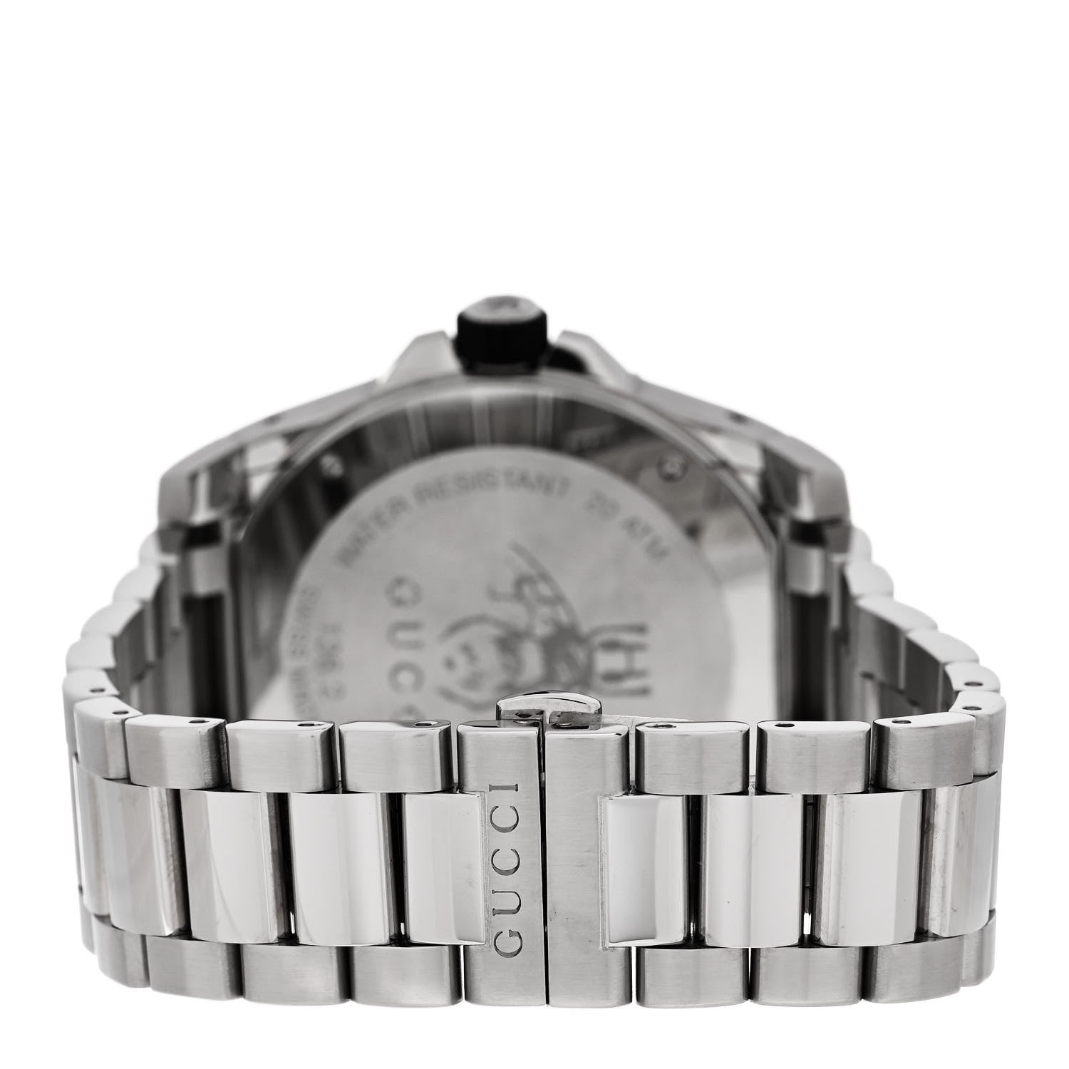Gucci Stainless Steel 45mm Dive Quartz Watch Black 3 of 5