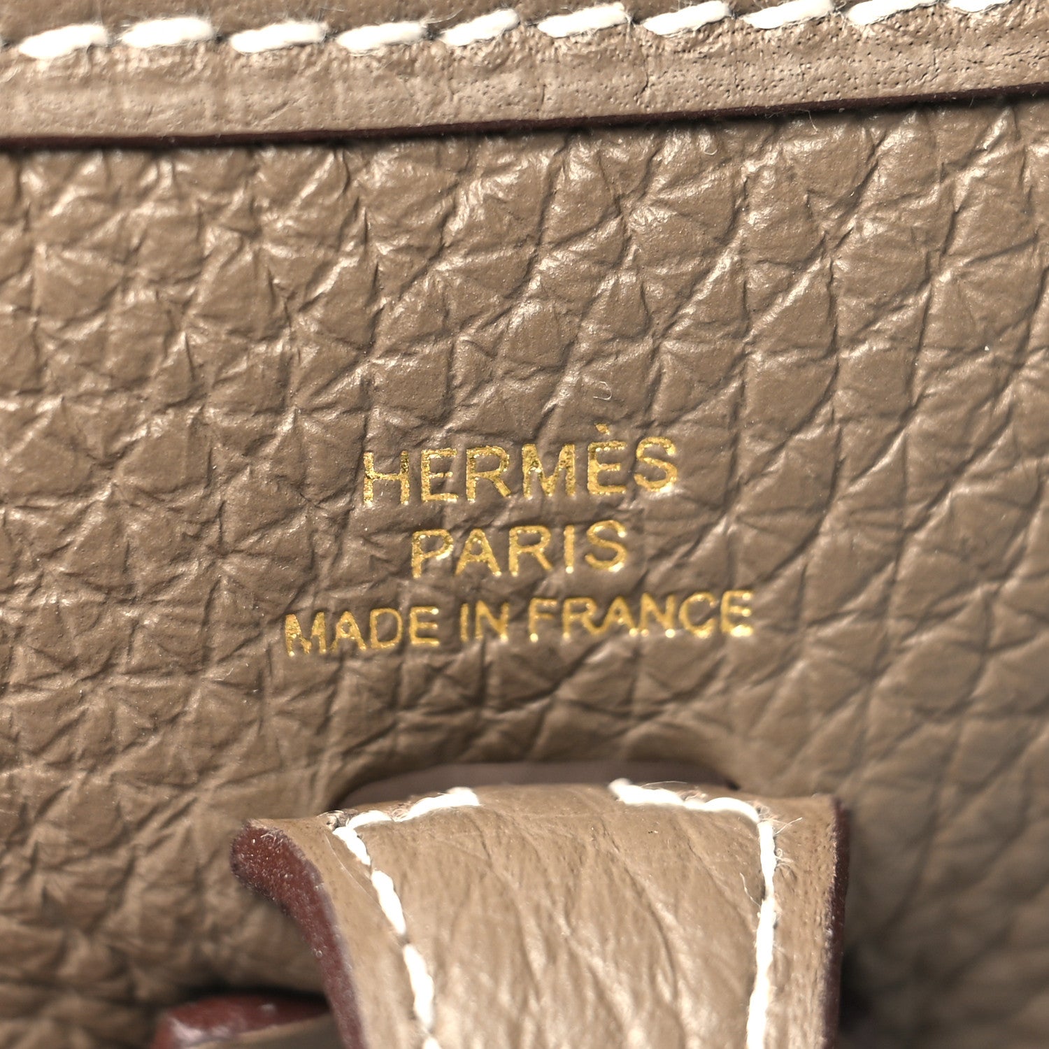 Hermes Taurillon Clemence Amazone Evelyne TPM Etoupe Bleu Indigo 6 of 10