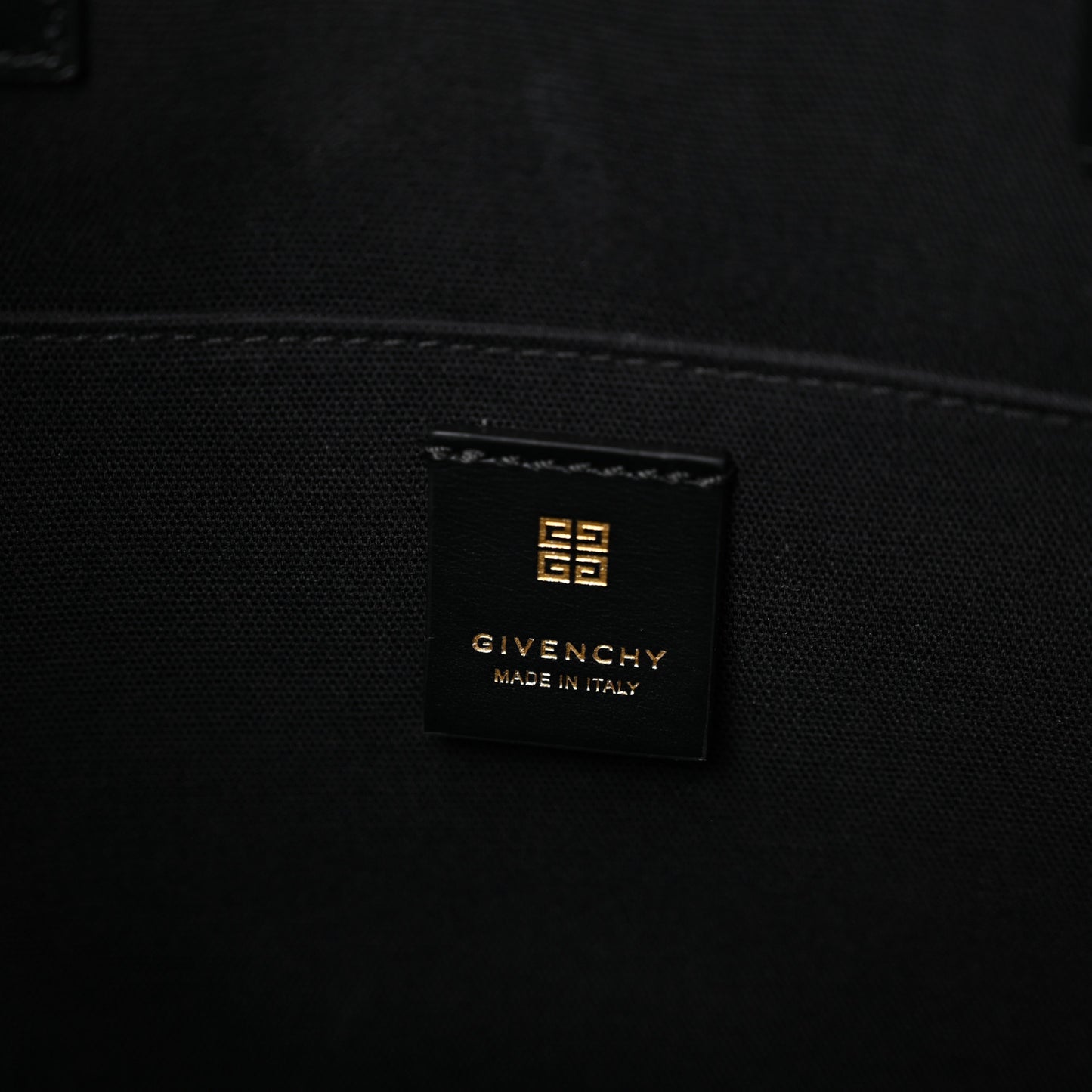 Canvas Bond Shopper Tote Black