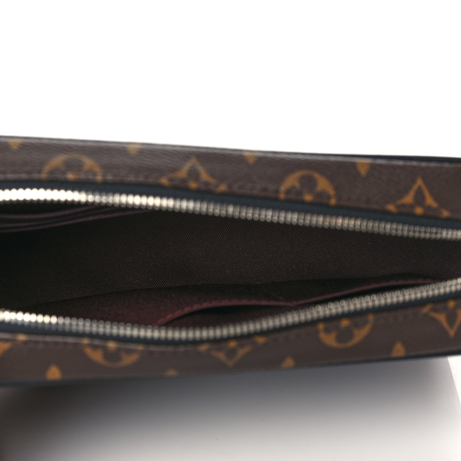 Louis Vuitton Monogram Macassar Kasai Clutch Black 5 of 9