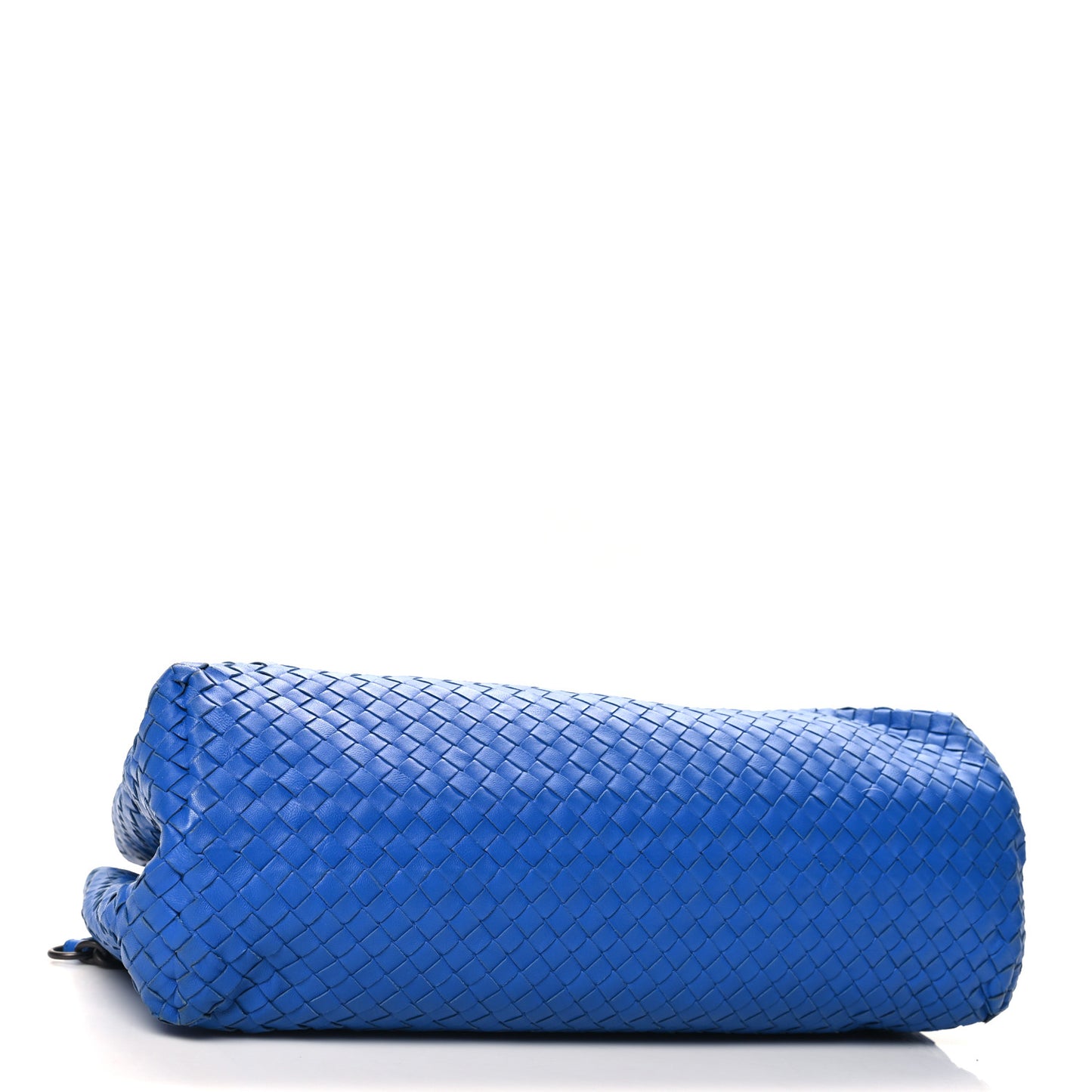 Nappa Intrecciato Large Classic Chain Strap Tote Signal Blue