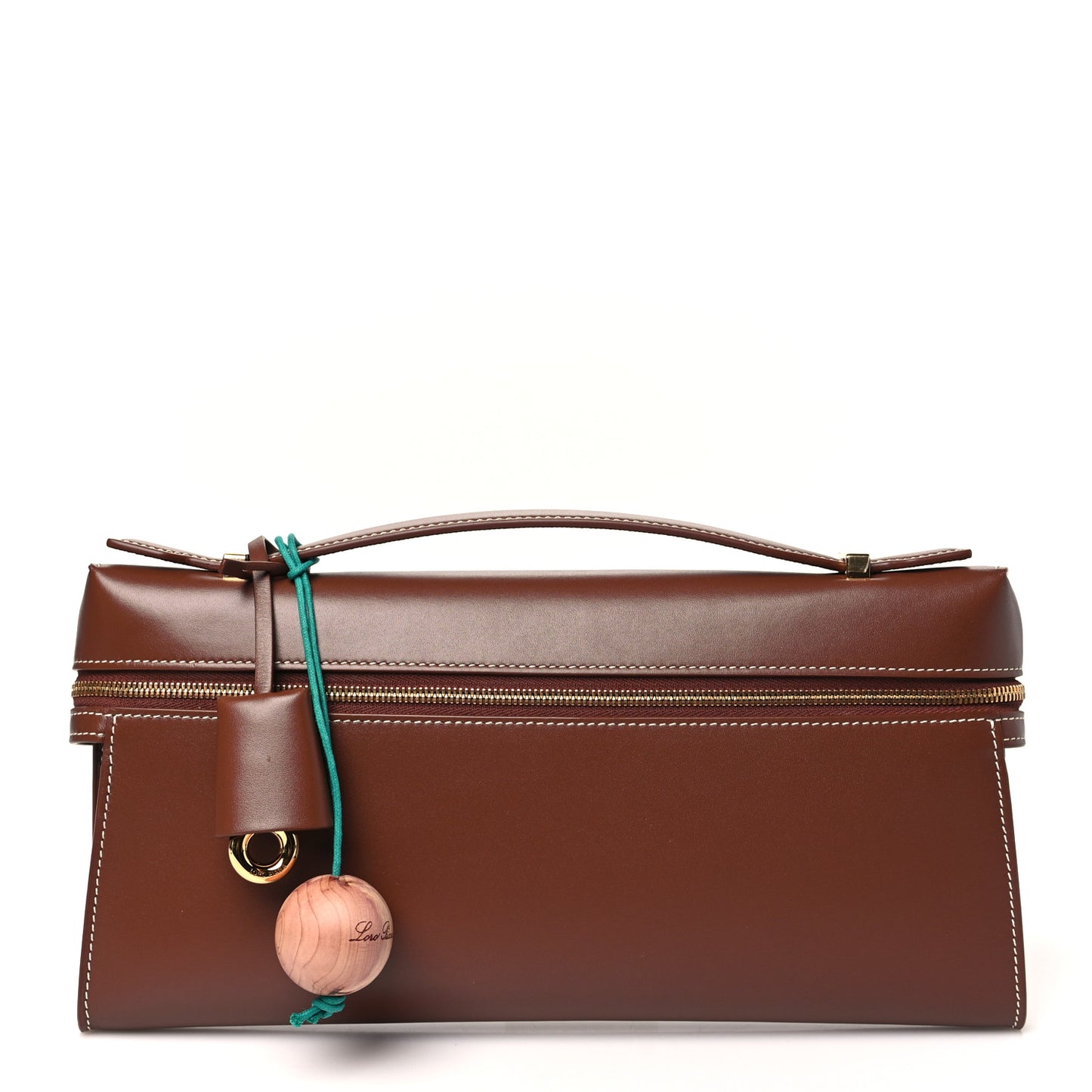 Smooth Calfskin Extra Clutch L29 Burnt Tan