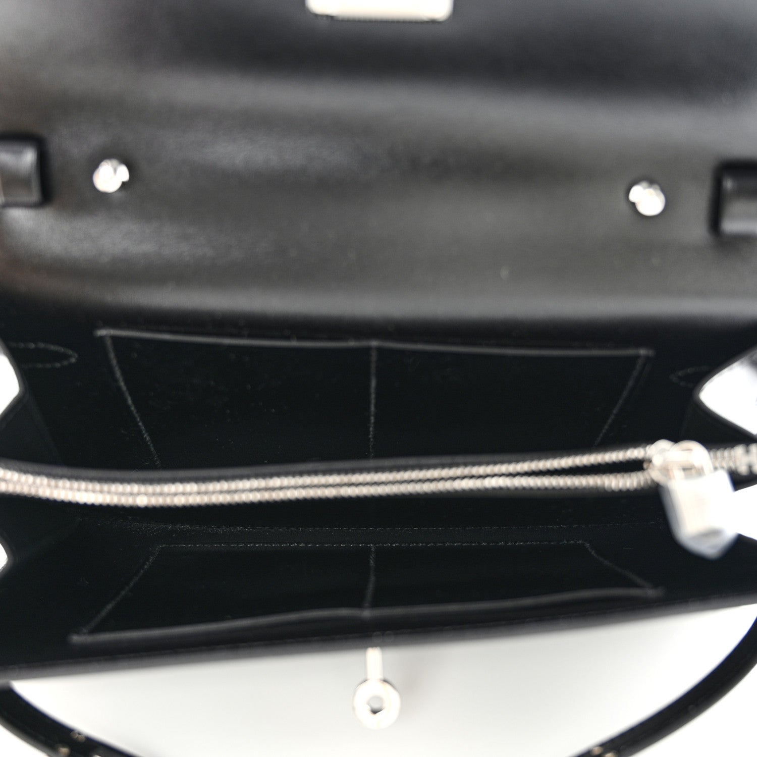 Hermes Box Kelly Wallet To Go Black 5 of 10