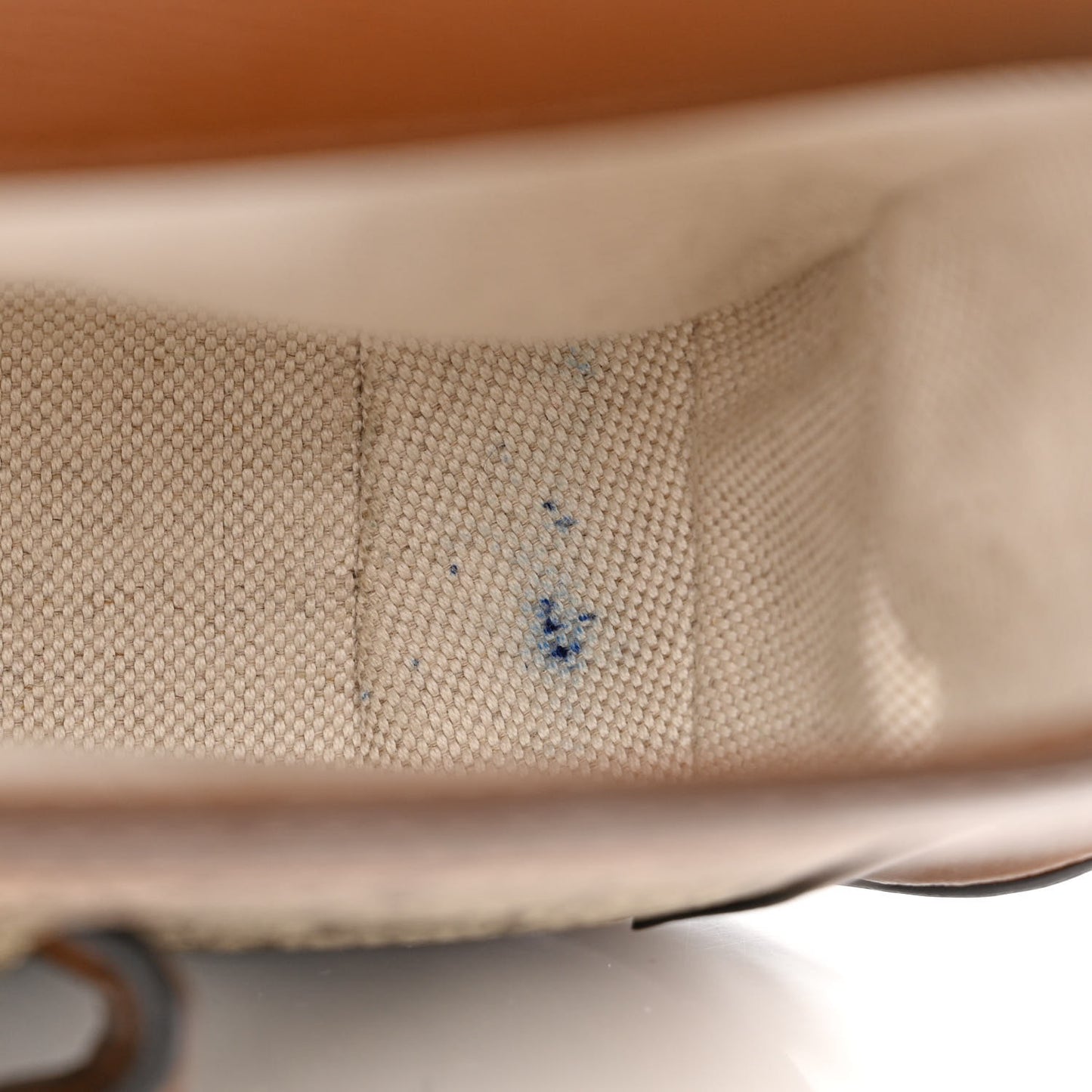 GG Supreme Monogram Azalea Calfskin Web Mini Horsebit 1955 Shoulder Bag Beige Ebony Brown Sugar