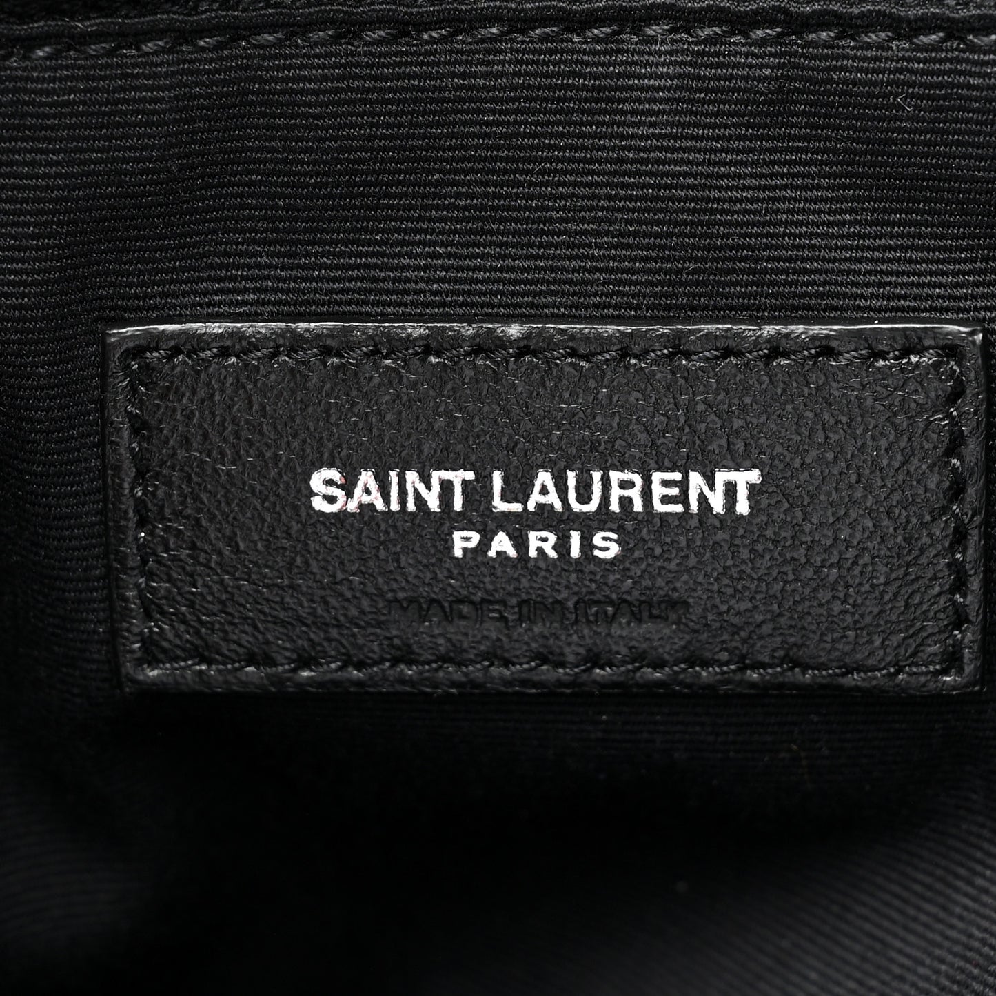 Calfskin Y Quilted Monogram Large Loulou Chain Satchel Black