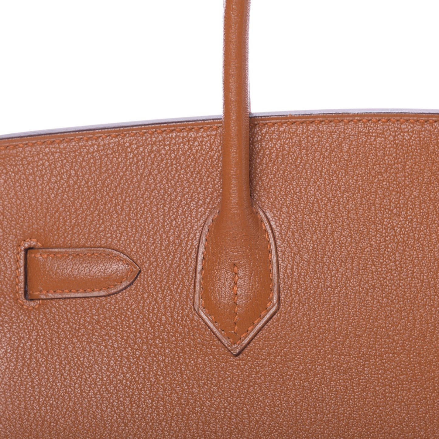 Chevre Birkin 30 Potiron