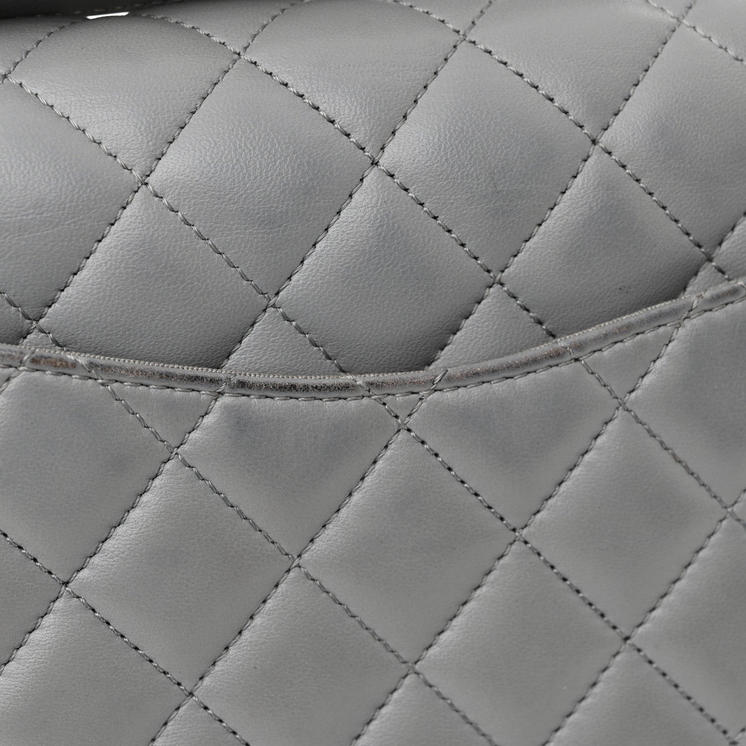 Chanel Calfskin Quilted Bolero De Chanel Flap Bag Grey 14 of 15
