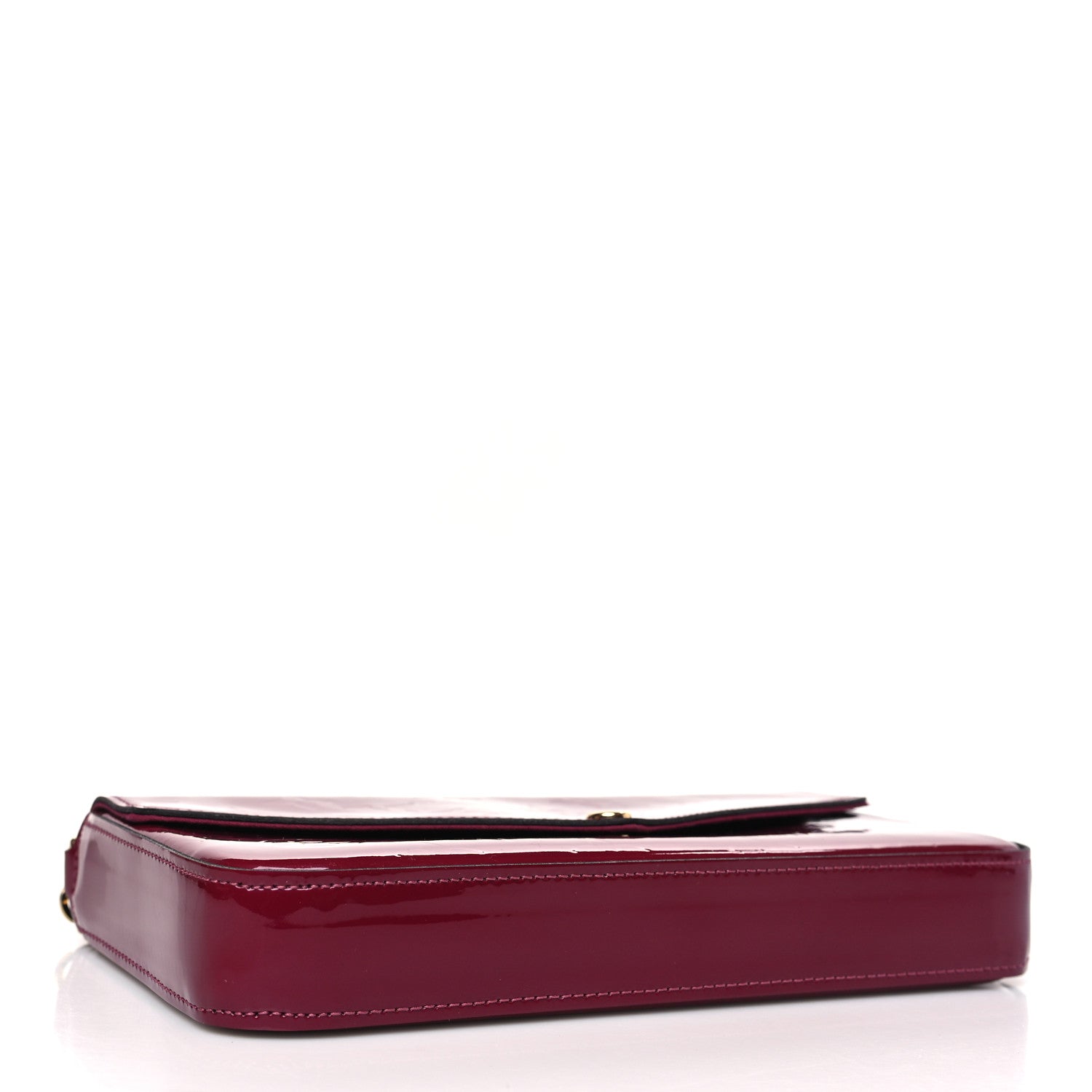 Louis Vuitton Vernis Felicie Chain Wallet Magenta 5 of 10