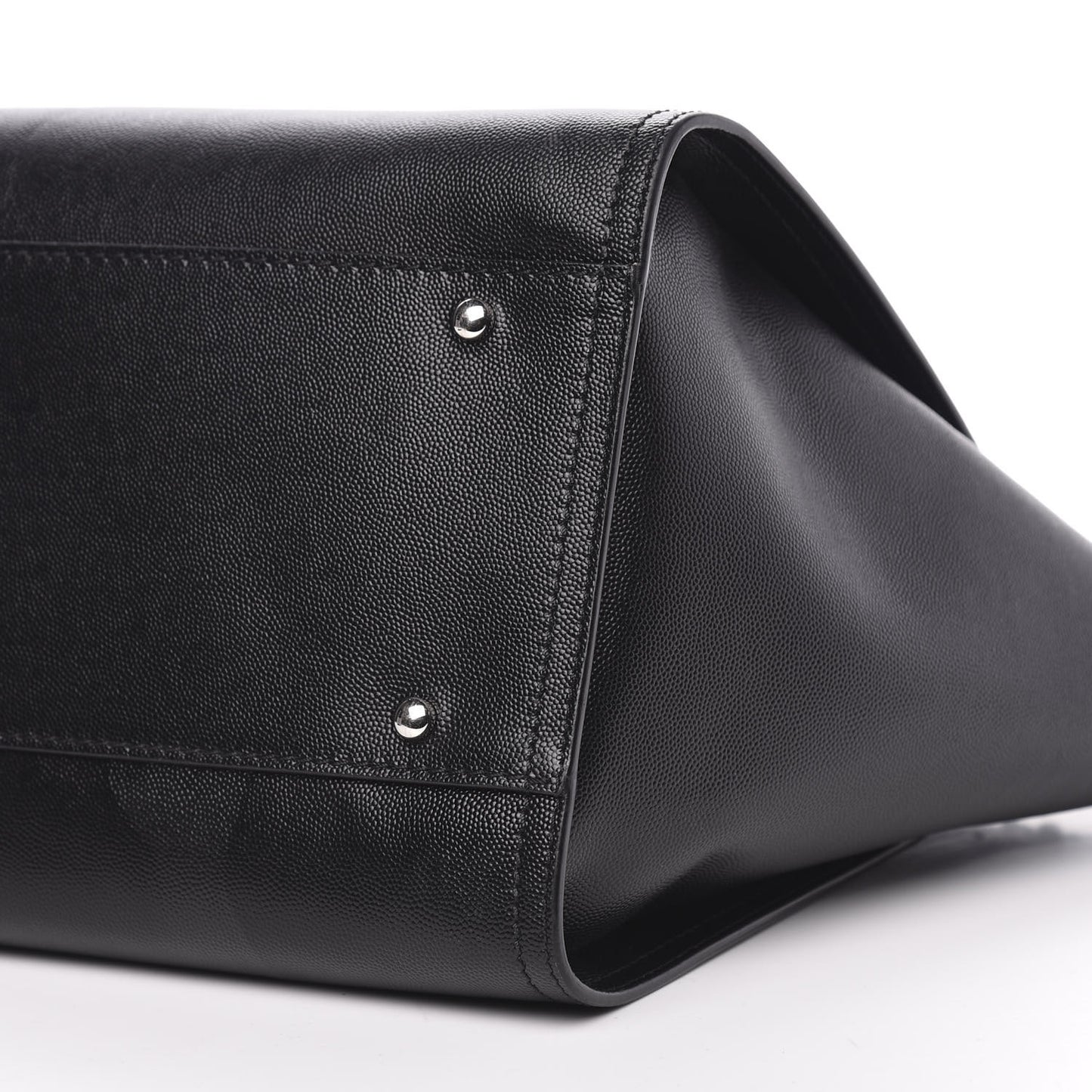 Caviar Medium Studded Deauville Tote Black