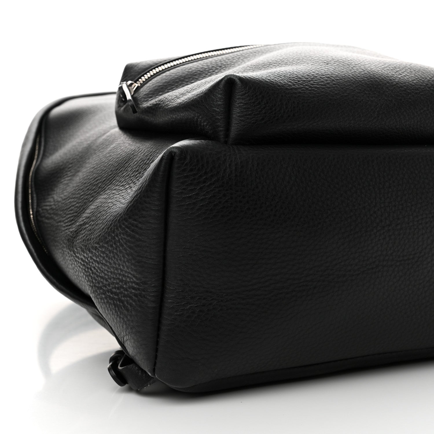 Balenciaga Calfskin Logo Small Everyday Backpack Black White 9 of 14