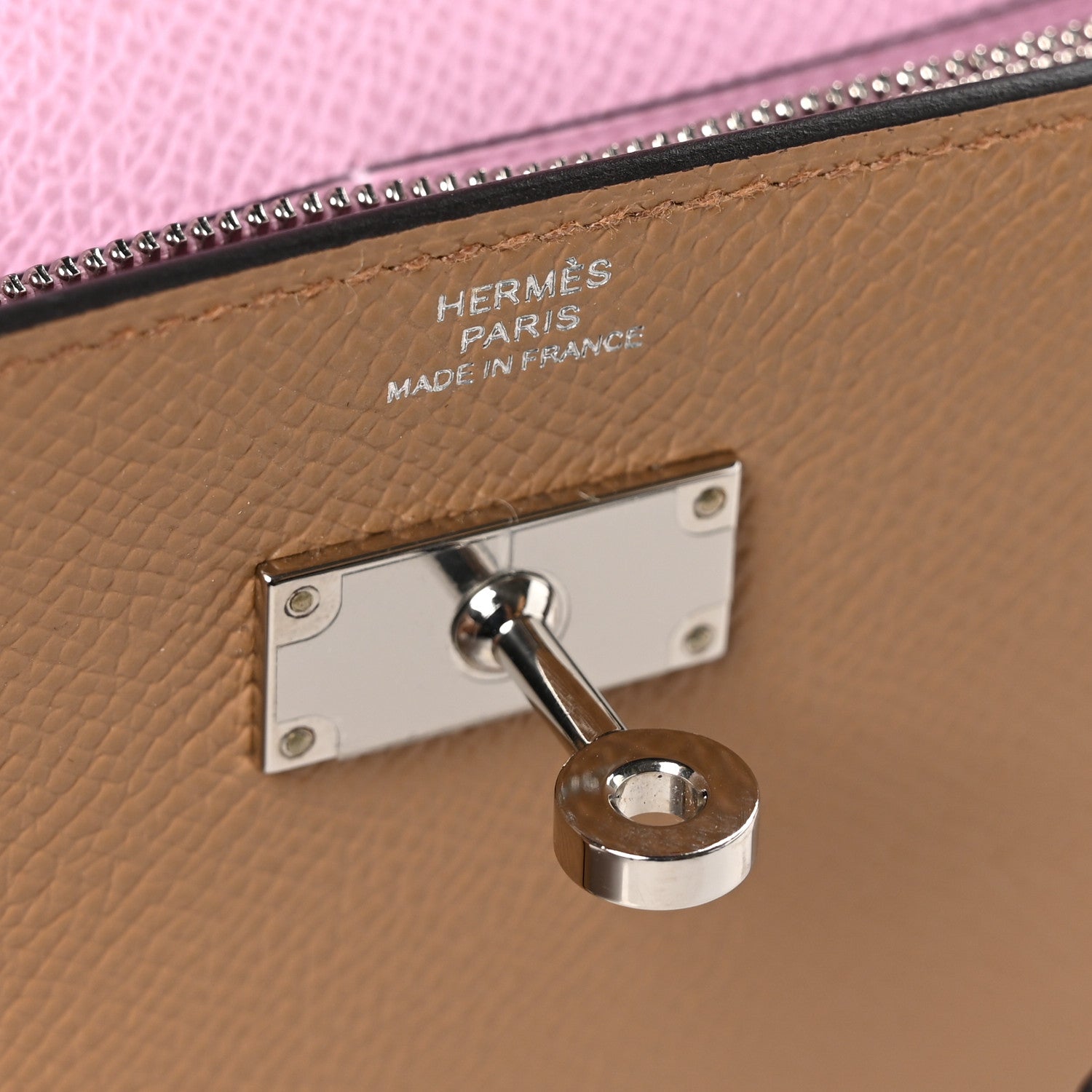 Hermes Epsom Verso Kelly Wallet To Go Chai Mauve Sylvestre 7 of 12