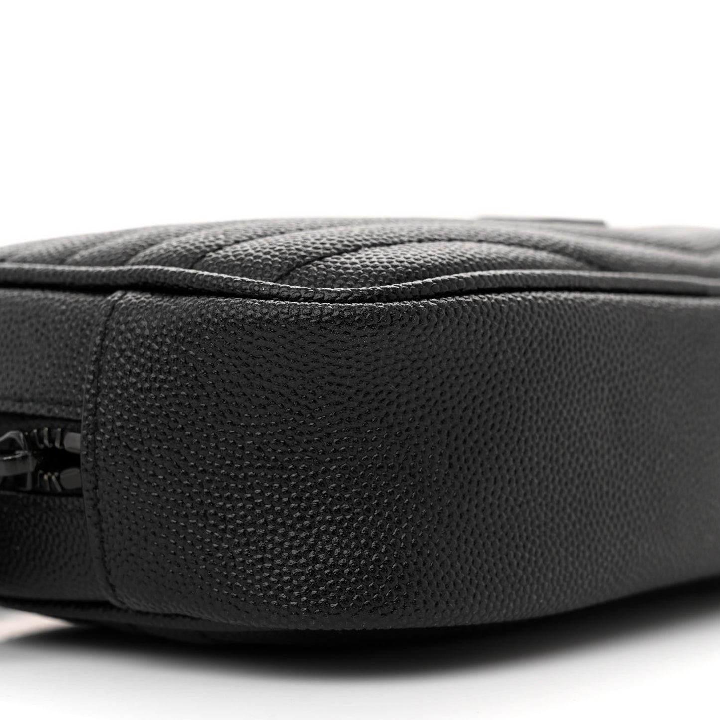 Grain De Poudre Matelasse Monochrome Monogram Mini Lou Camera Bag Black